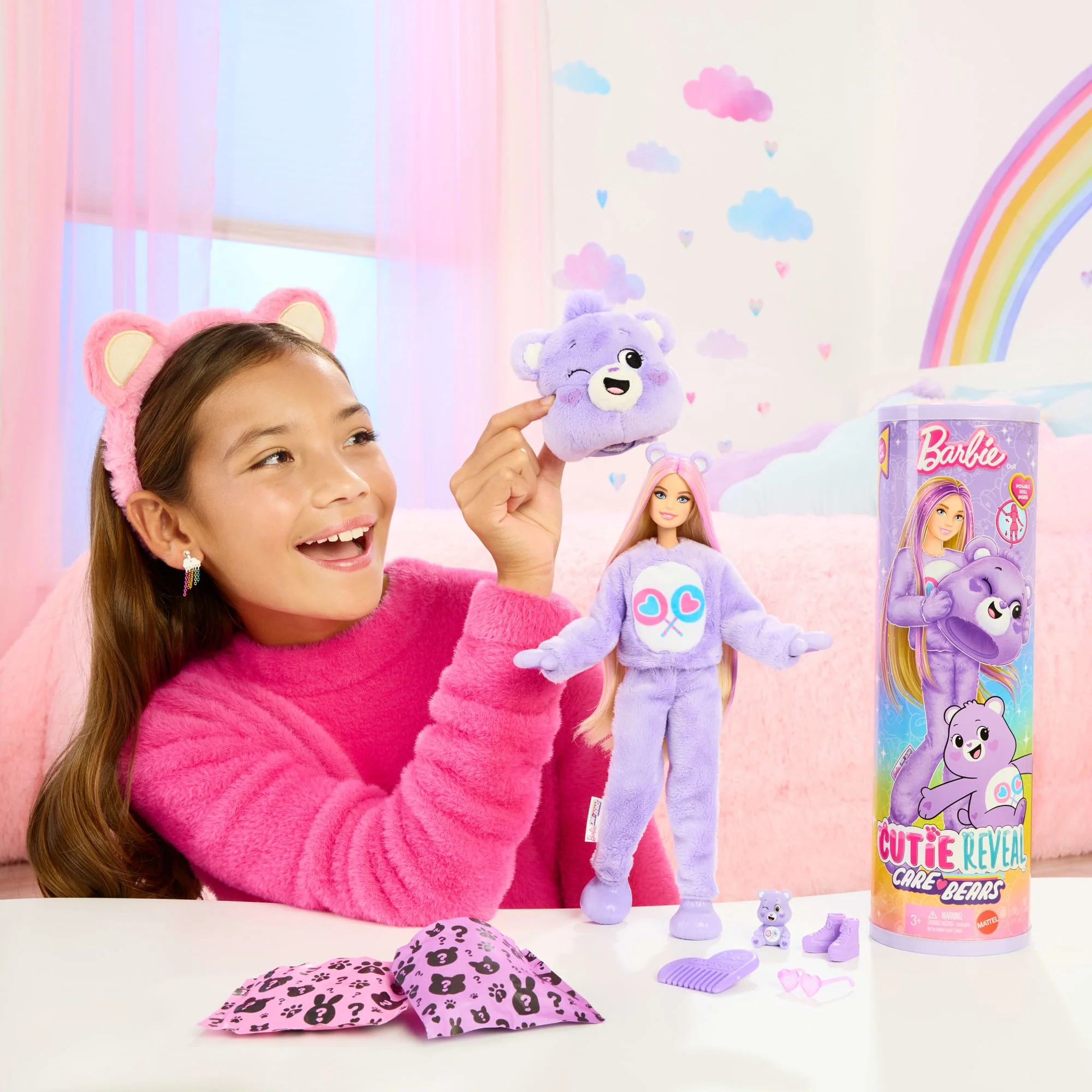 Barbie Cutie Reveal Muñeca Ositos Cariñositos Morado - Image 2