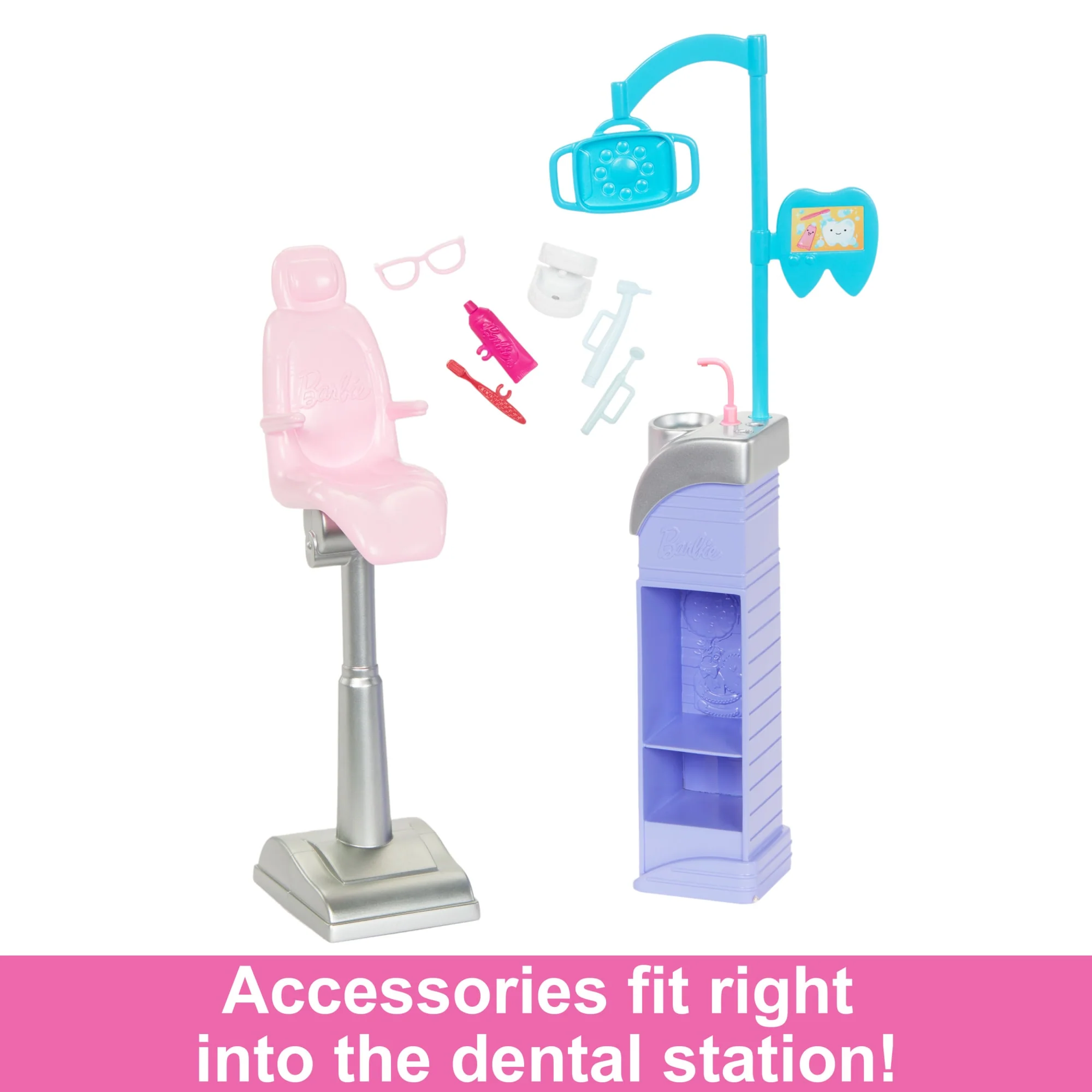 Barbie Careers Dentist Doll And Playset With Accessories, Barbie Toys - Image 3