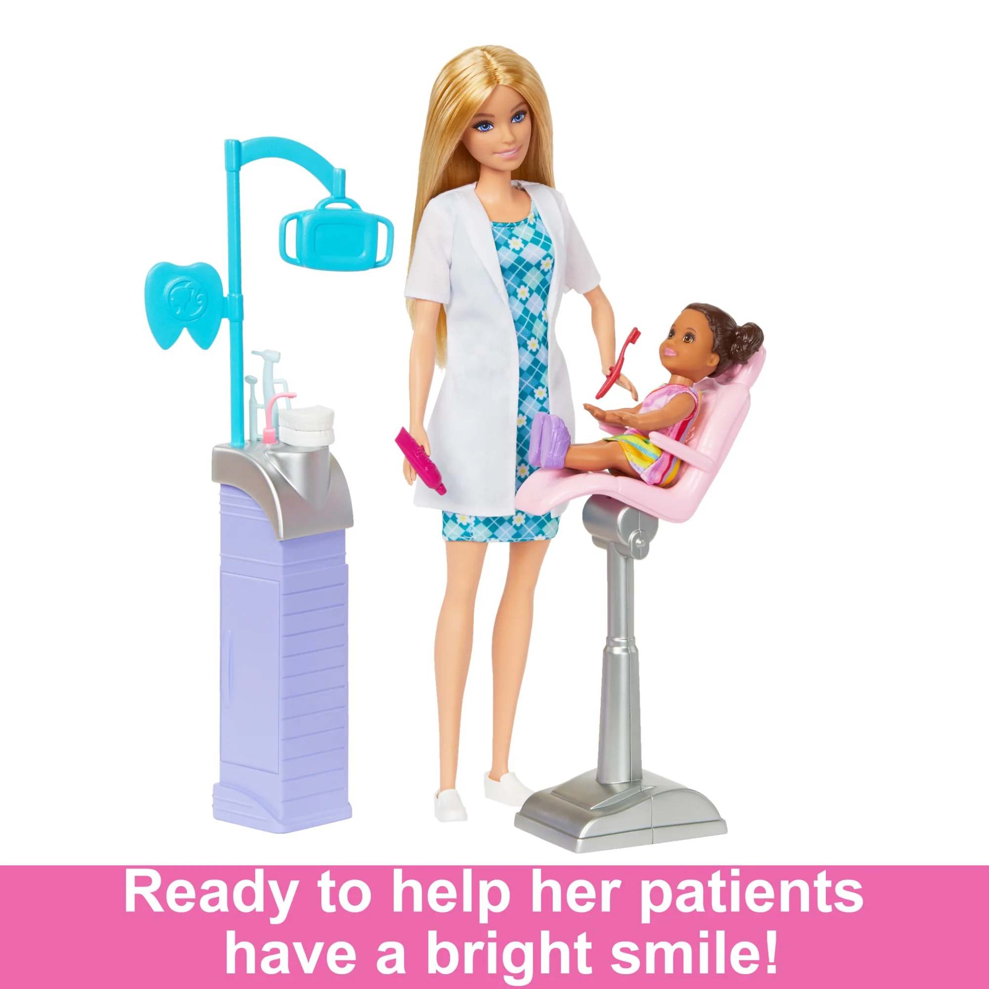 Barbie Careers Dentist Doll And Playset With Accessories, Barbie Toys - Image 5