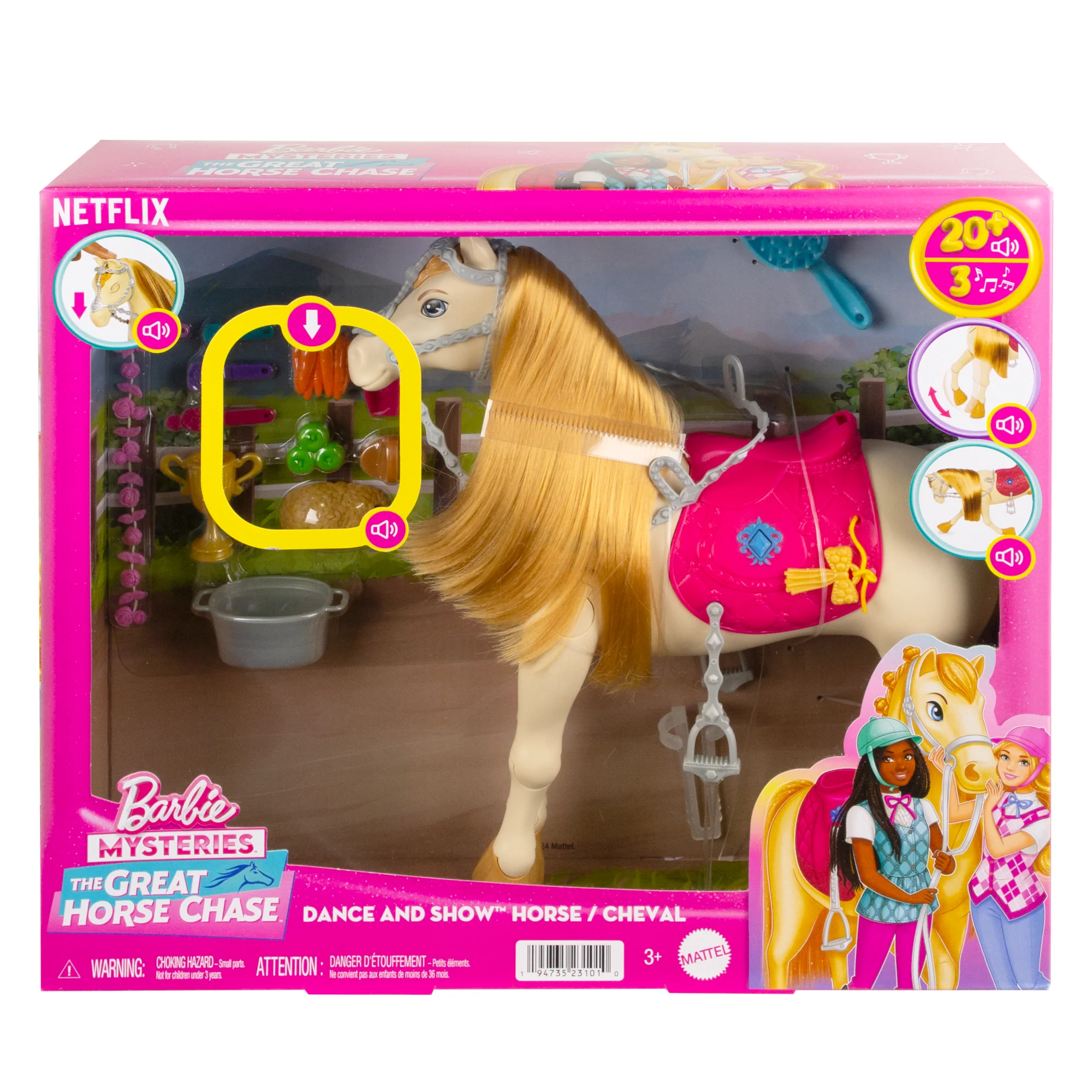 Barbie Detective La Gran Carrera de Caballos Set de Juego Caballo con Accesorios - Image 6