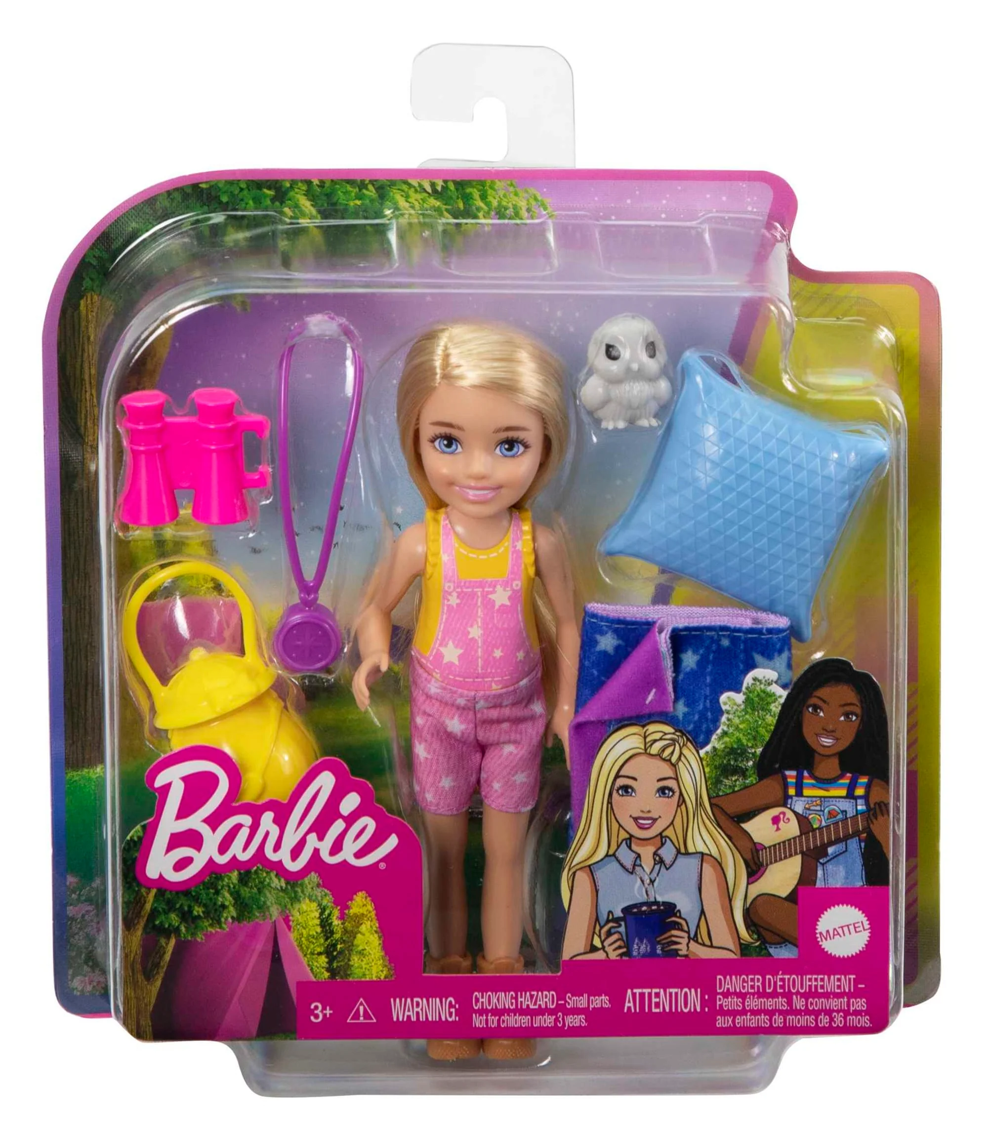 Barbie It Takes Two Chelsea Camping Doll With Pet Owl & Accessories, 3 To 7 Year Olds - Image 6