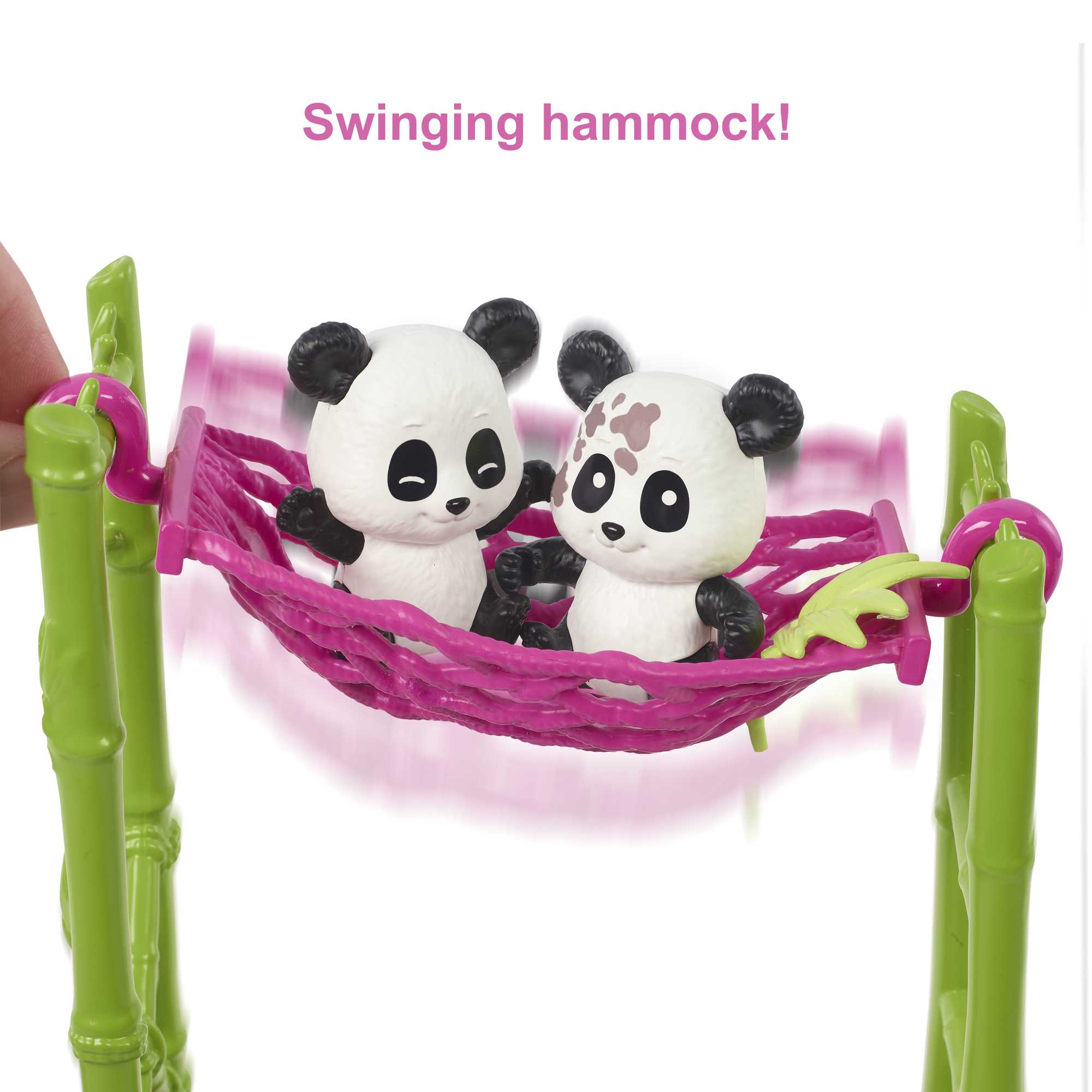 Barbie® Doll and Accessories, Panda Care and Rescue™ Playset With Color-Change and 20+ Pieces - Image 3
