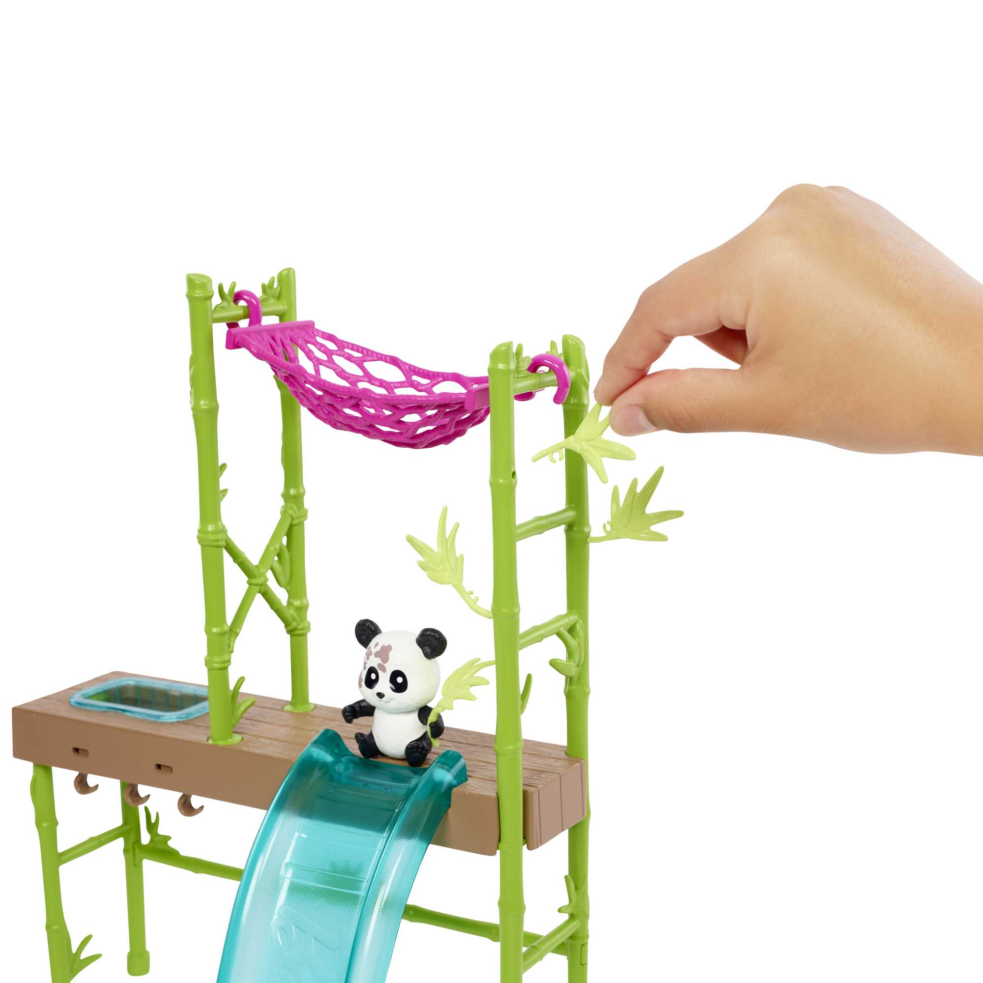 Barbie® Doll and Accessories, Panda Care and Rescue™ Playset With Color-Change and 20+ Pieces - Image 5