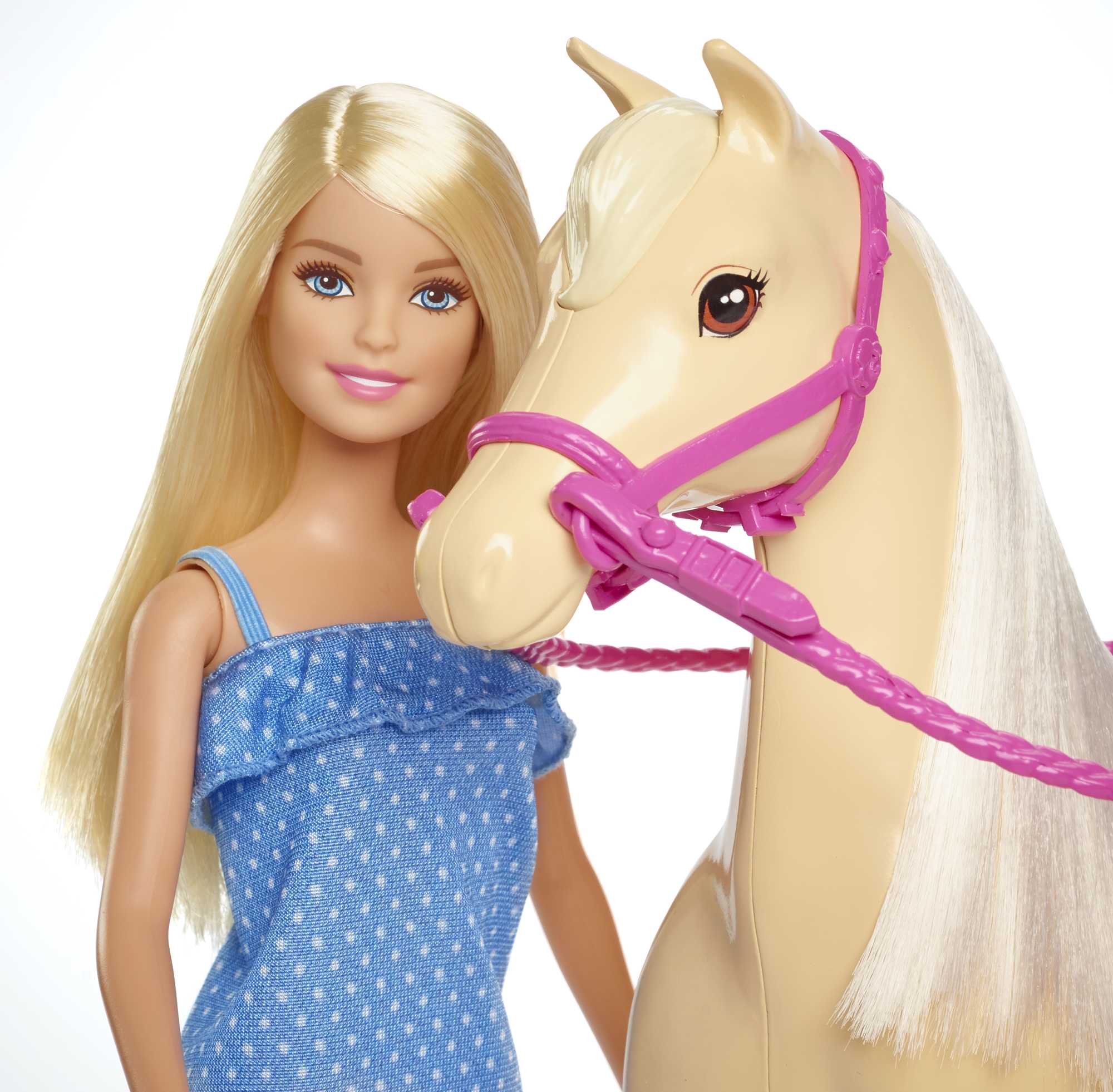 Barbie Doll & Horse Playset, Blonde Hair With Riding Accessories - Image 3