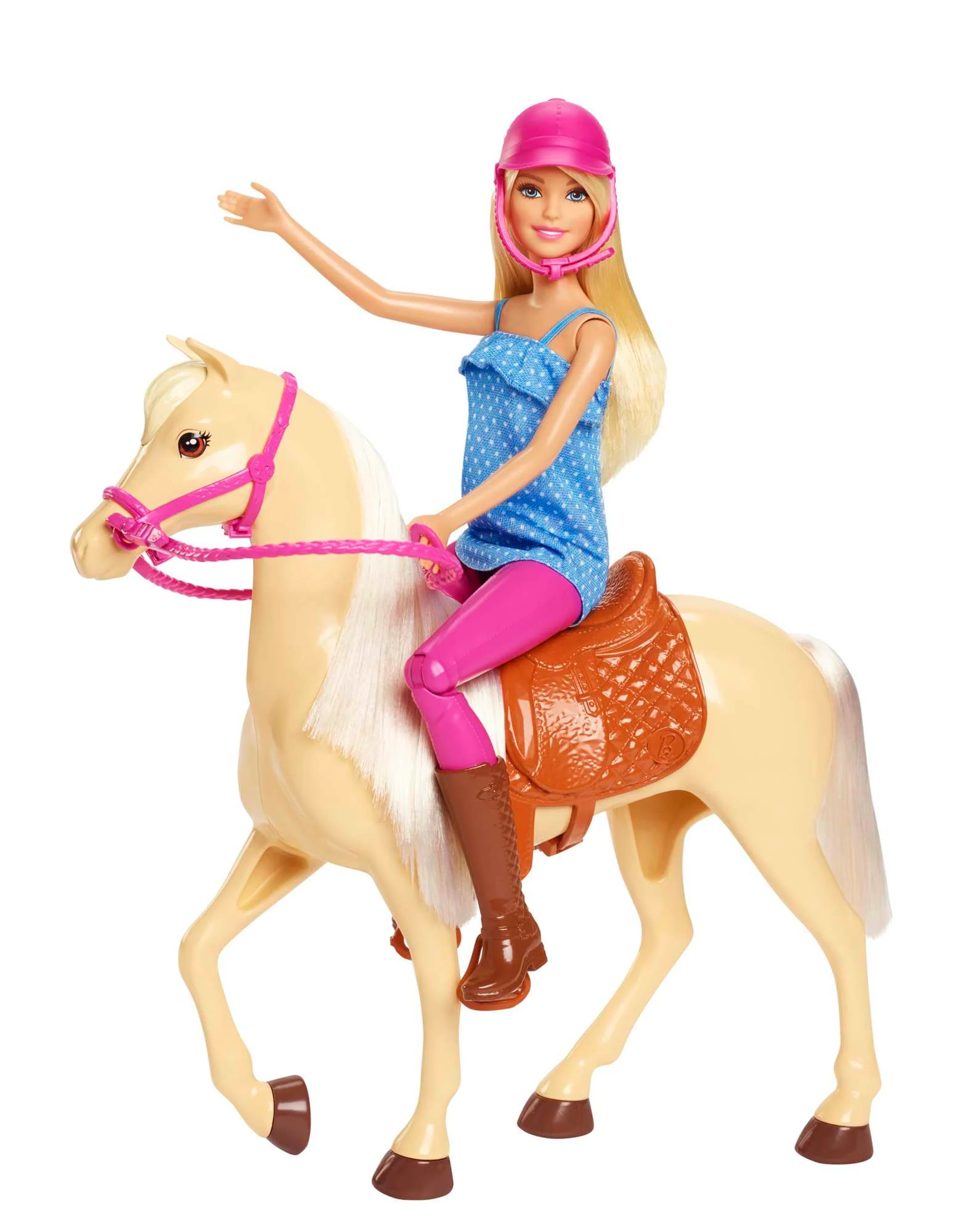 Barbie Doll & Horse Playset, Blonde Hair With Riding Accessories - Image 5