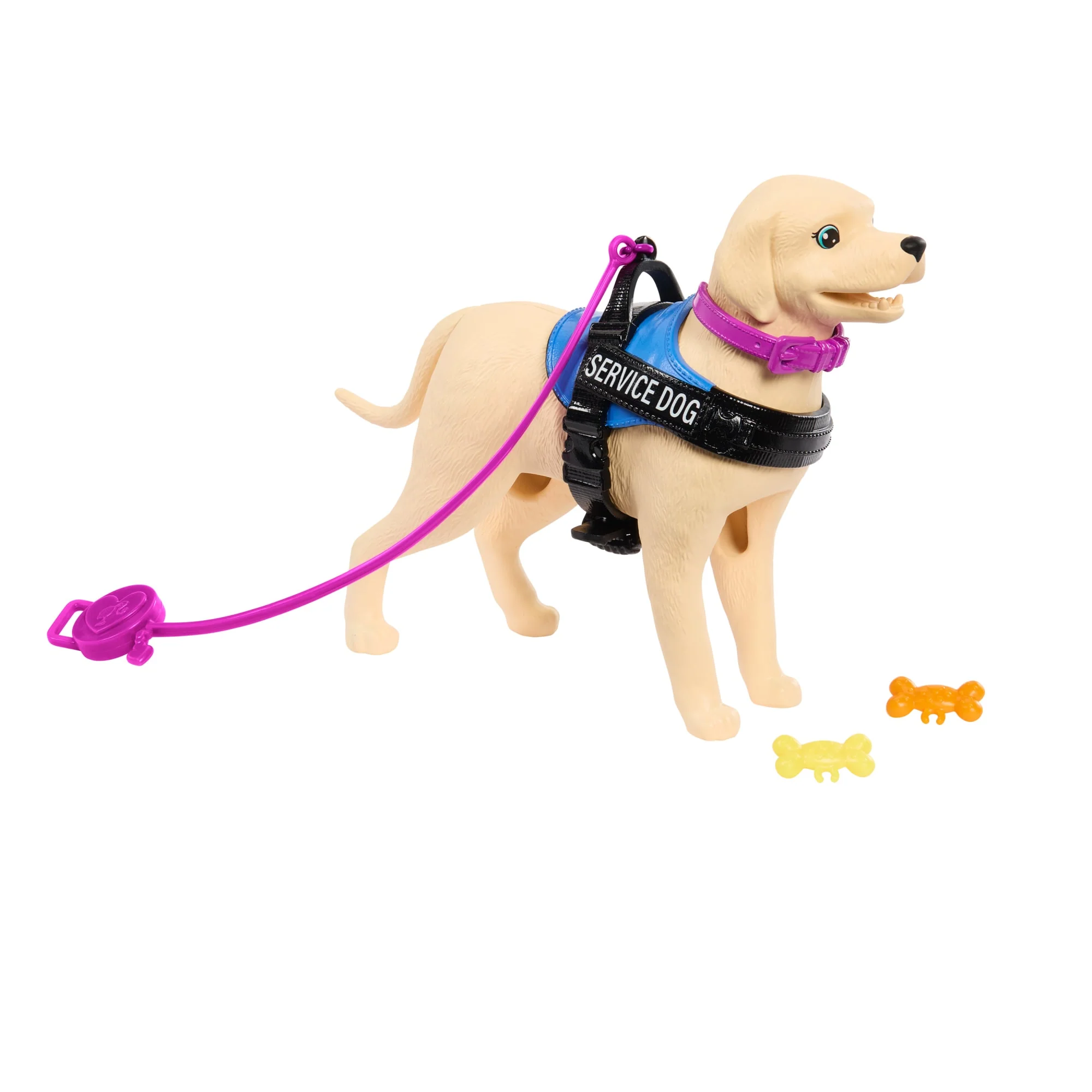 Barbie Doll & Service Dog Playset With Wheelchair, Ramp & Accessories, Brunette Fashion Doll - Image 3