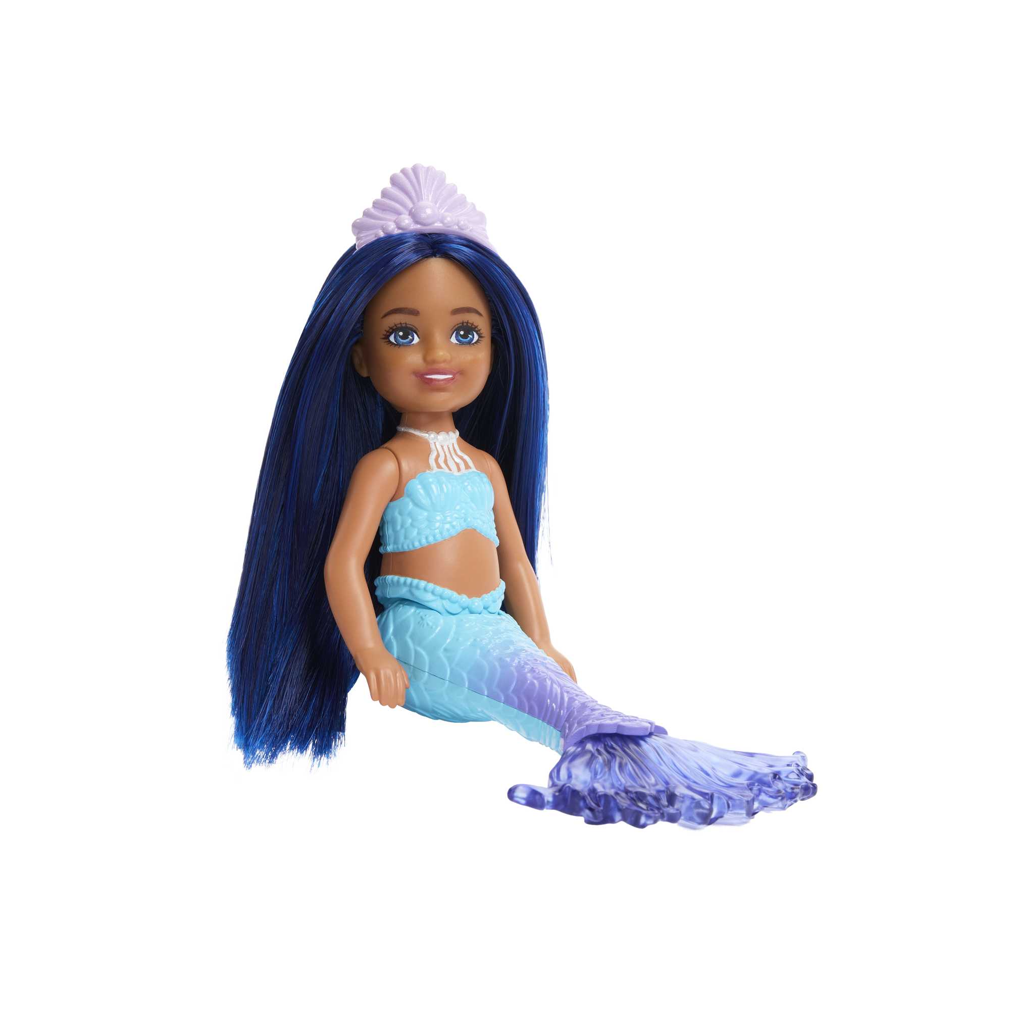 Mermaid Chelsea Barbie Doll With Blue Hair And Tail, Mermaid Toys - Image 2