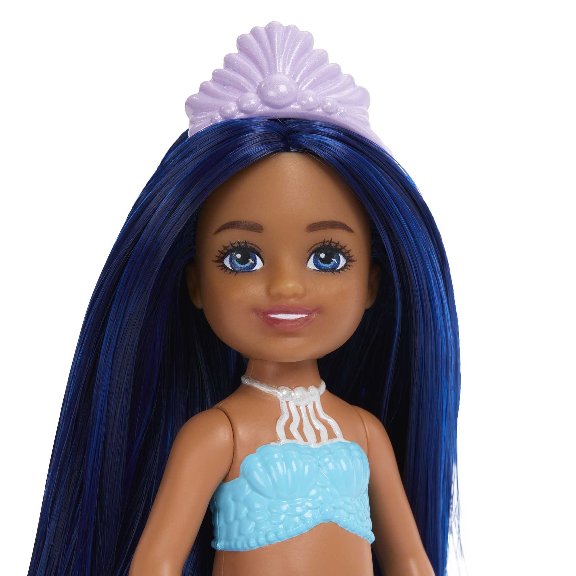 Mermaid Chelsea Barbie Doll With Blue Hair And Tail, Mermaid Toys - Image 3