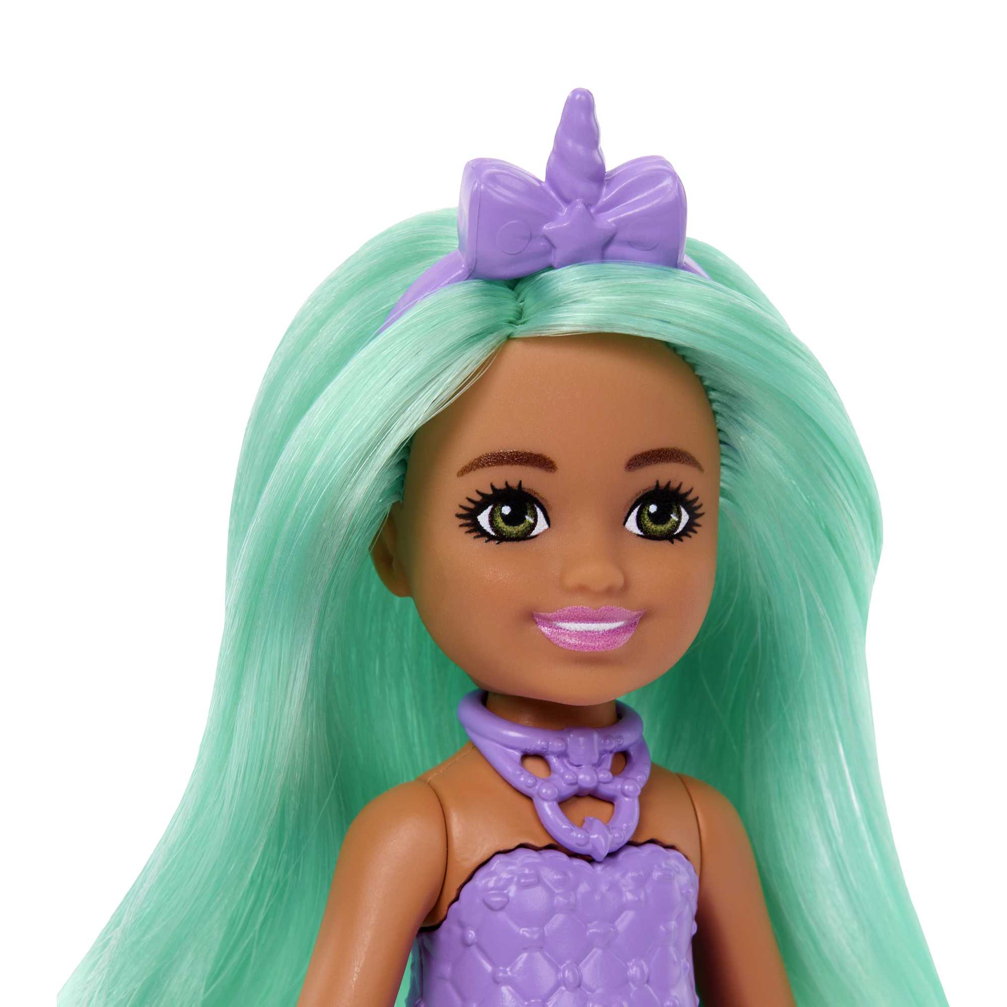 Unicorn-Inspired Chelsea Barbie Doll With Green Hair, Unicorn Toys - Image 3
