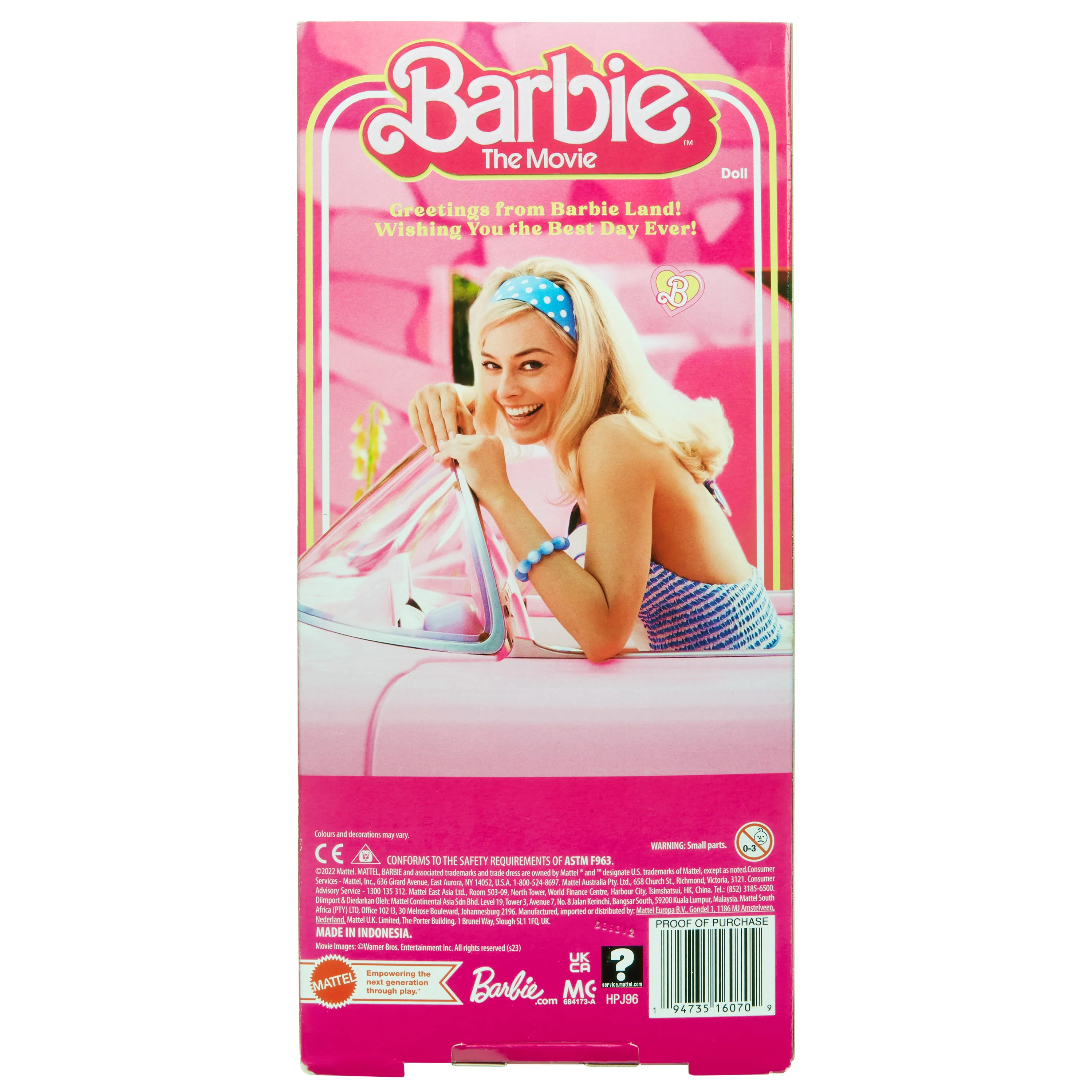 Barbie The Movie Collectible Doll, Margot Robbie As Barbie in Pink Gingham Dress - Image 6