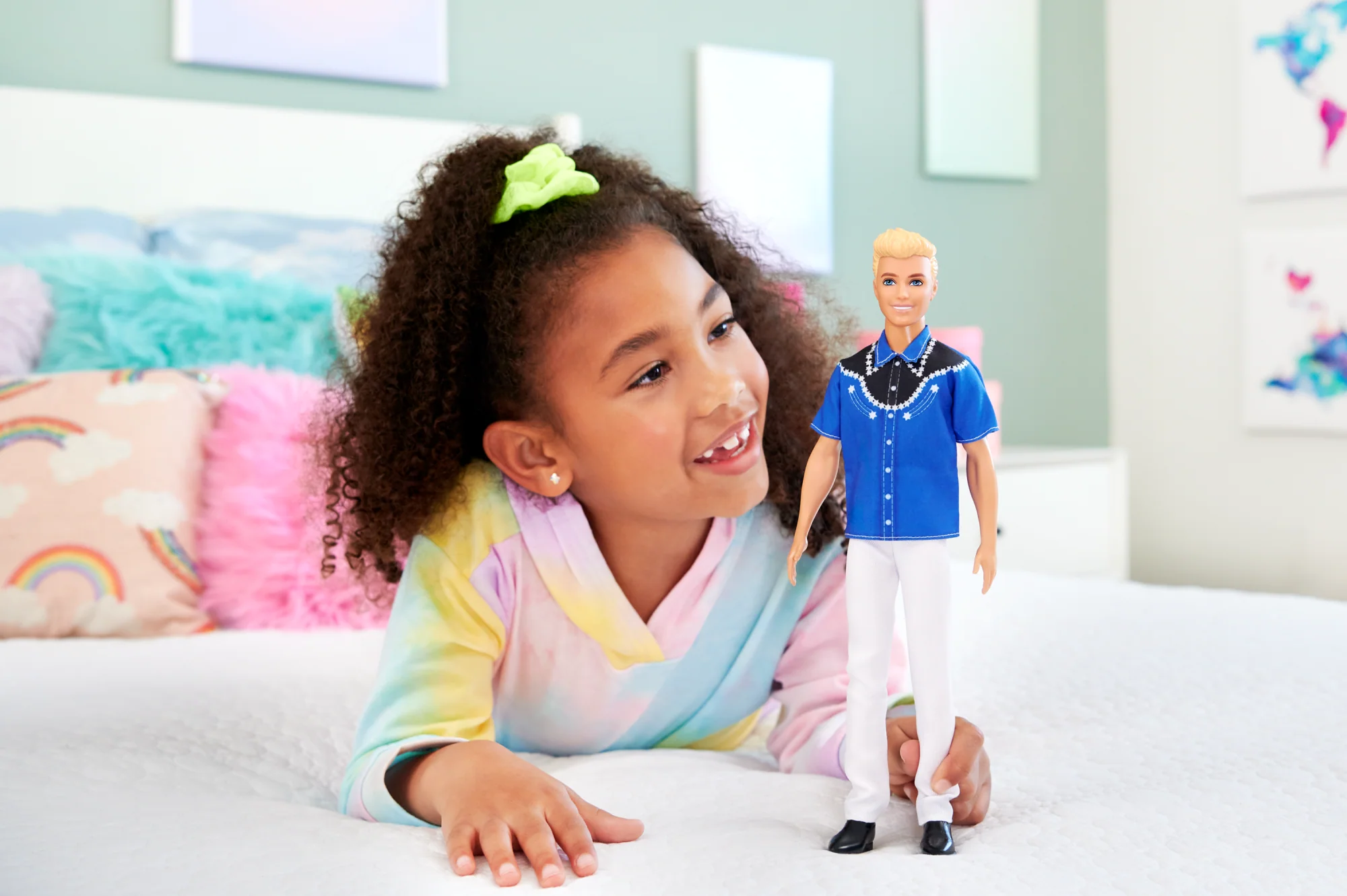 Barbie Fashionistas Ken Doll #226, Blonde Fashion Doll With Western Look, 65Th Anniversary - Image 2