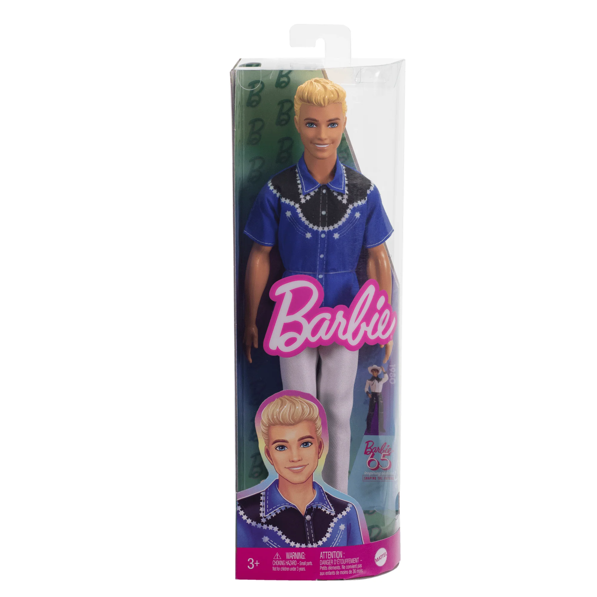 Barbie Fashionistas Ken Doll #226, Blonde Fashion Doll With Western Look, 65Th Anniversary - Image 6