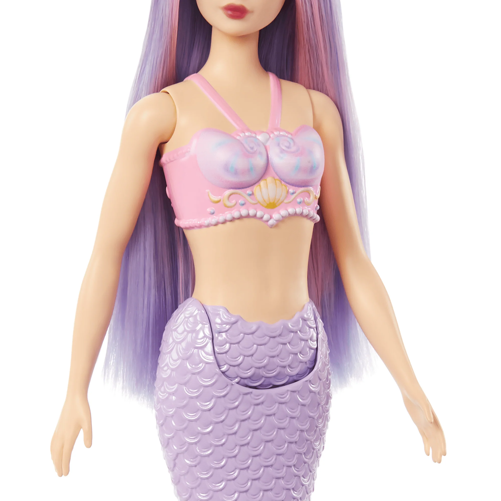 Barbie Mermaid Dolls With Colorful Hair, Tails And Headband Accessories - Image 3