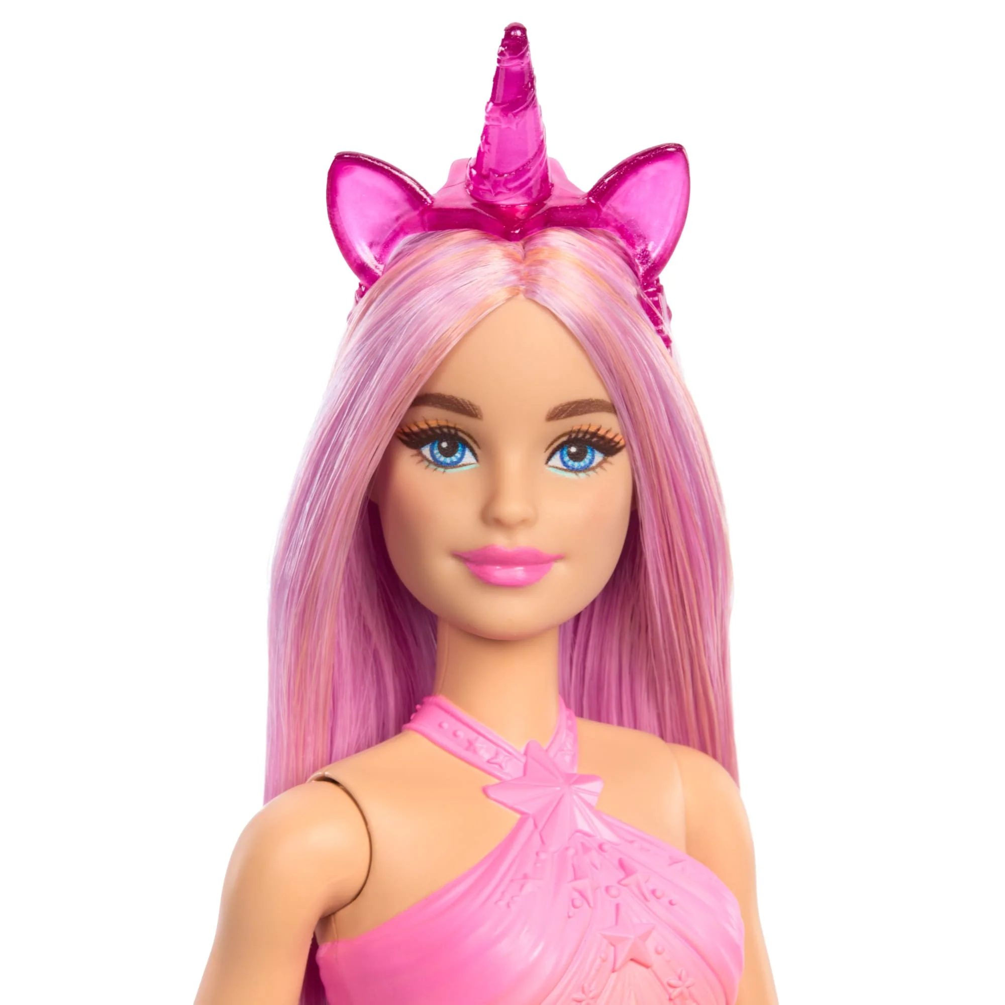 Barbie Unicorn Doll With Pink Hair, Ombre Outfit And Unicorn Accessories - Image 4