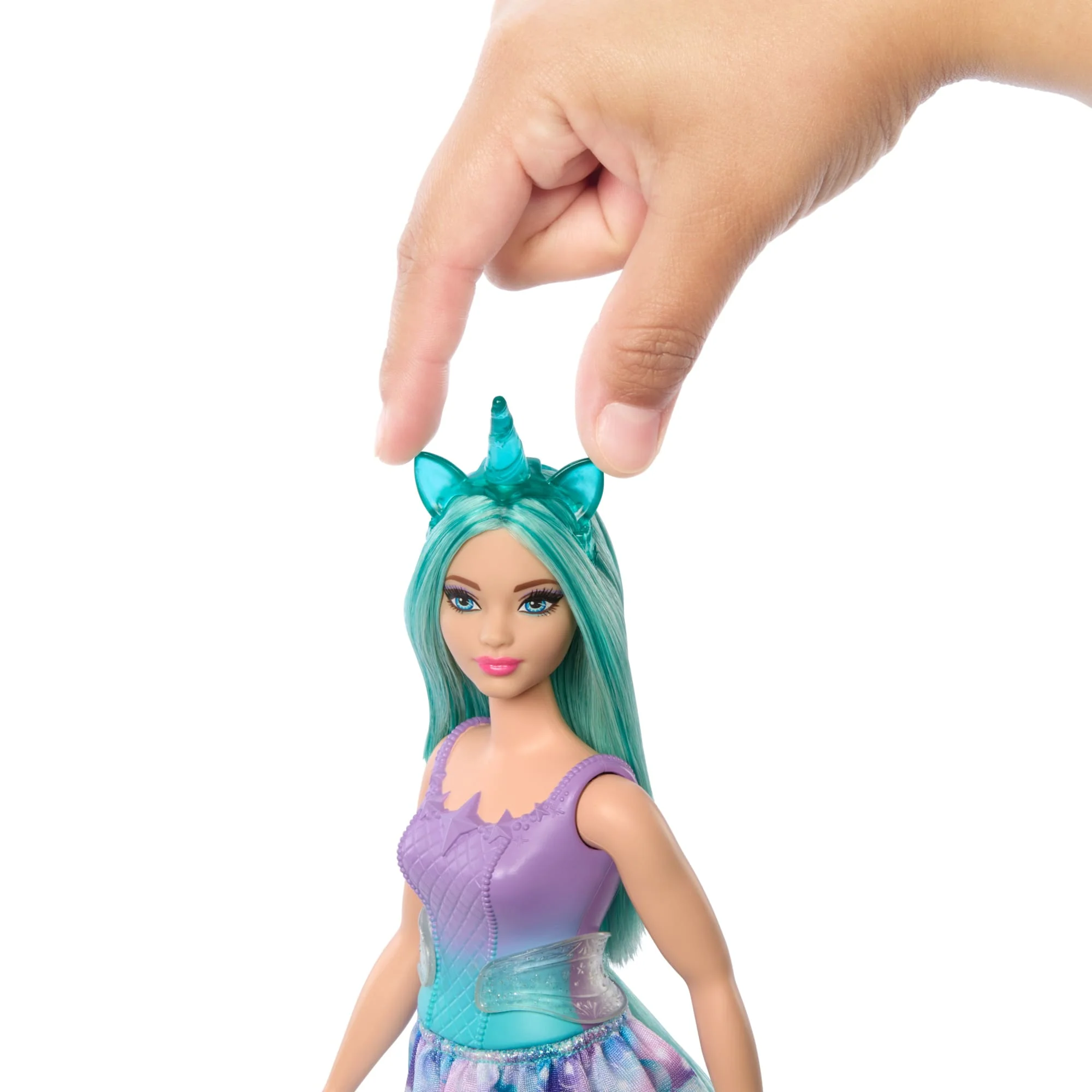 Barbie Unicorn Dolls With Fantasy Hair, Ombre Outfits And Unicorn Accessories - Image 2