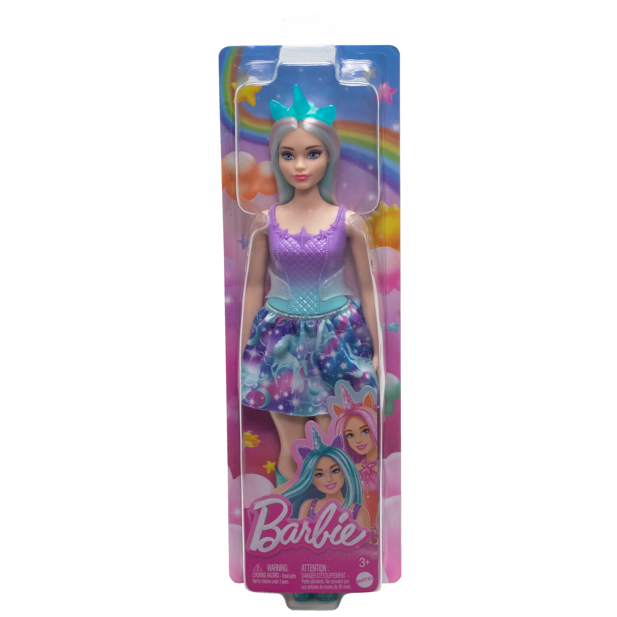 Barbie Unicorn Dolls With Fantasy Hair, Ombre Outfits And Unicorn Accessories - Image 6