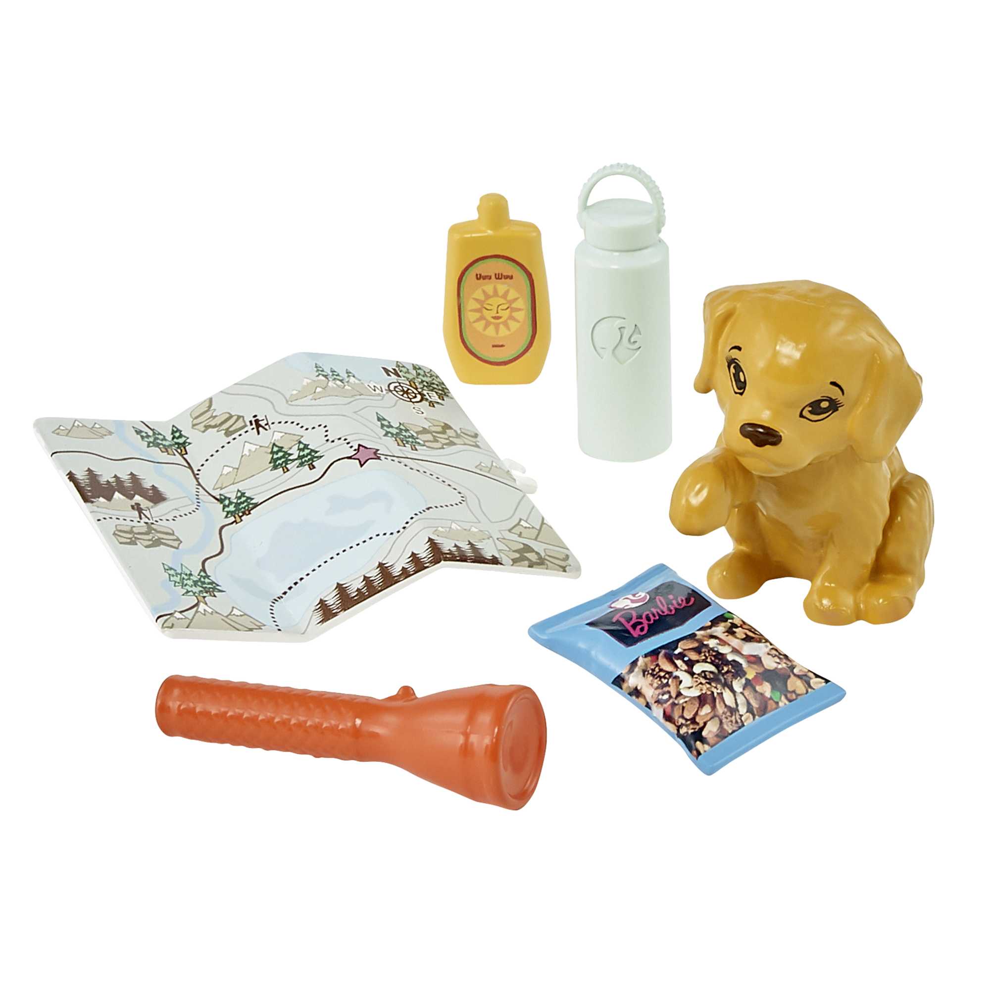 Barbie Doll With Puppy, Kids Toys, Self-Care Hiking Day - Image 3