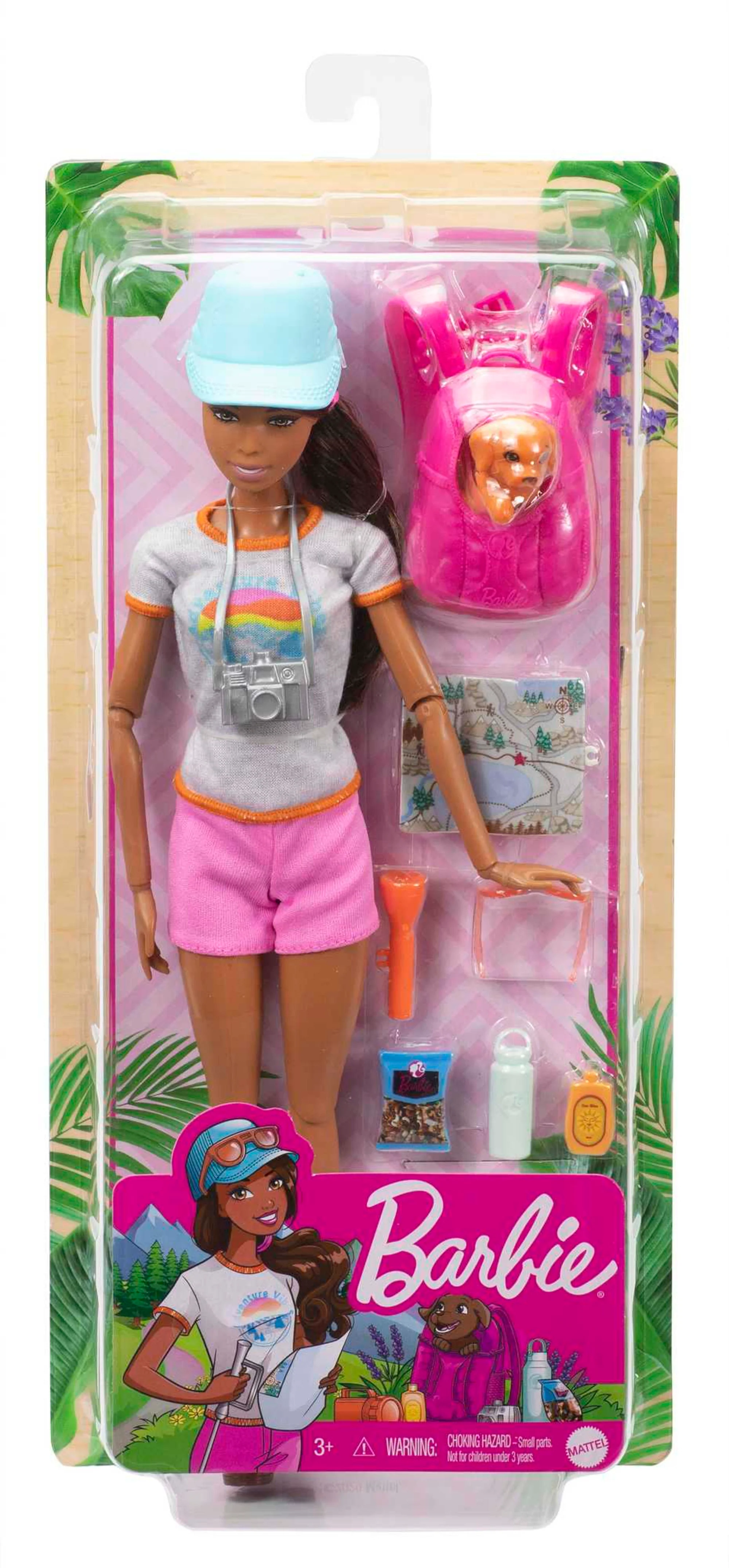 Barbie Doll With Puppy, Kids Toys, Self-Care Hiking Day - Image 5
