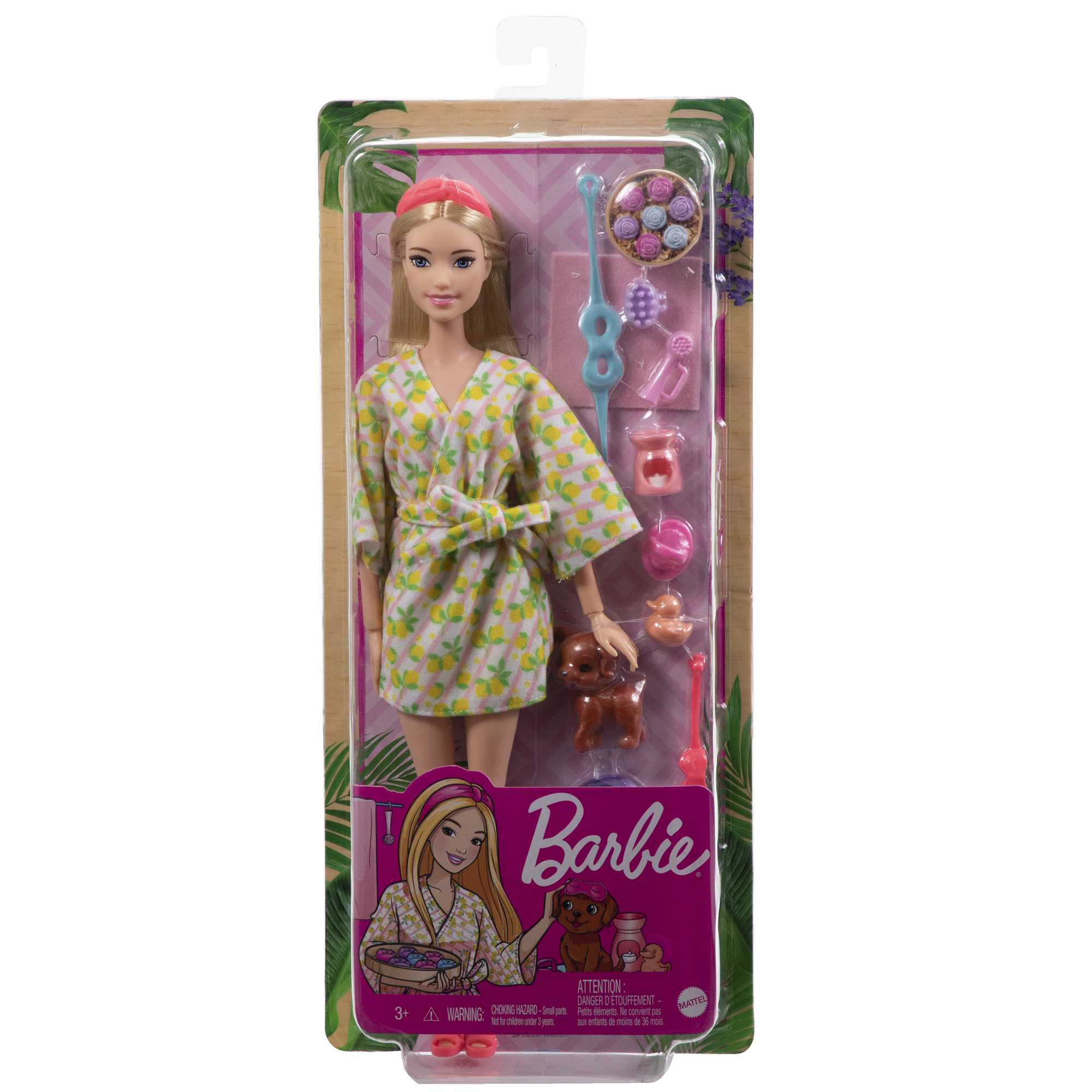 Barbie Doll With Puppy, Kids Toys, Self-Care Spa Day - Image 6