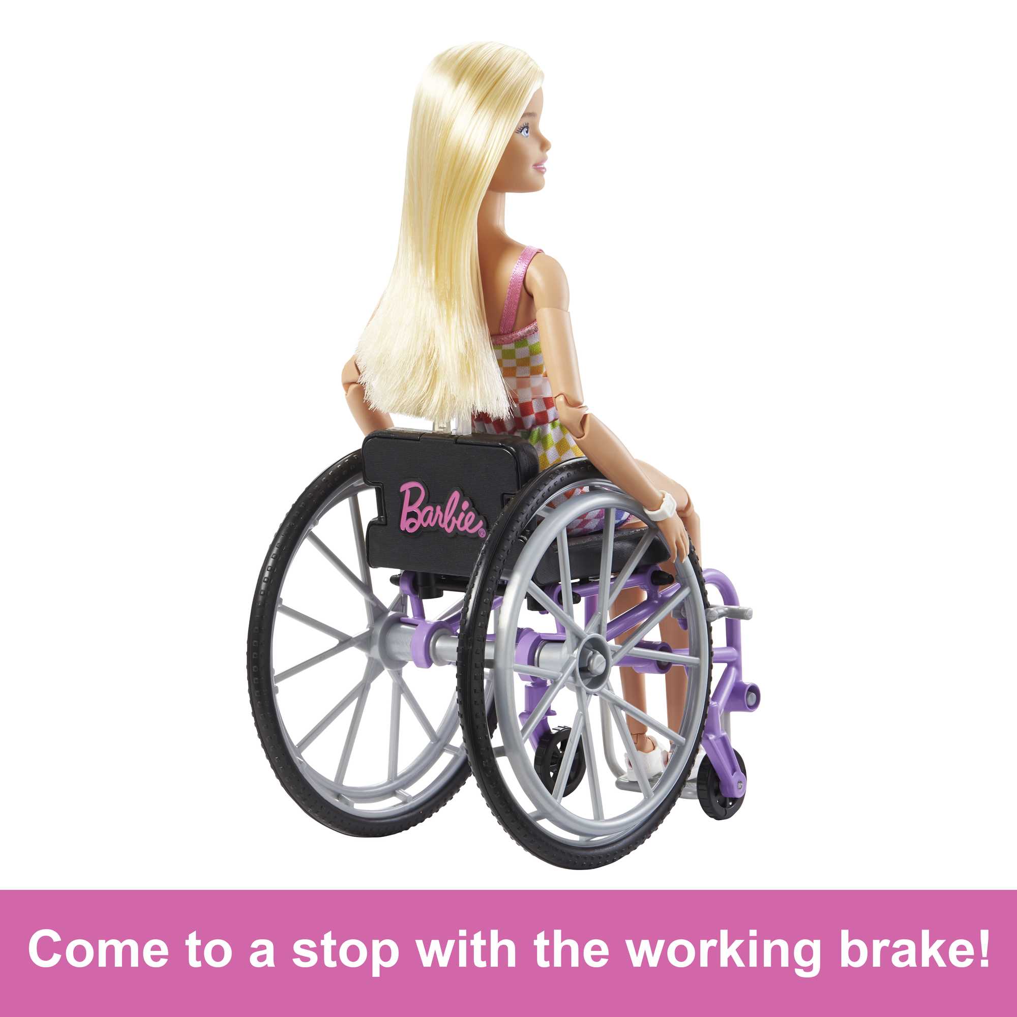 Barbie Doll With Wheelchair And Ramp, Blonde, Barbie Fashionistas - Image 3