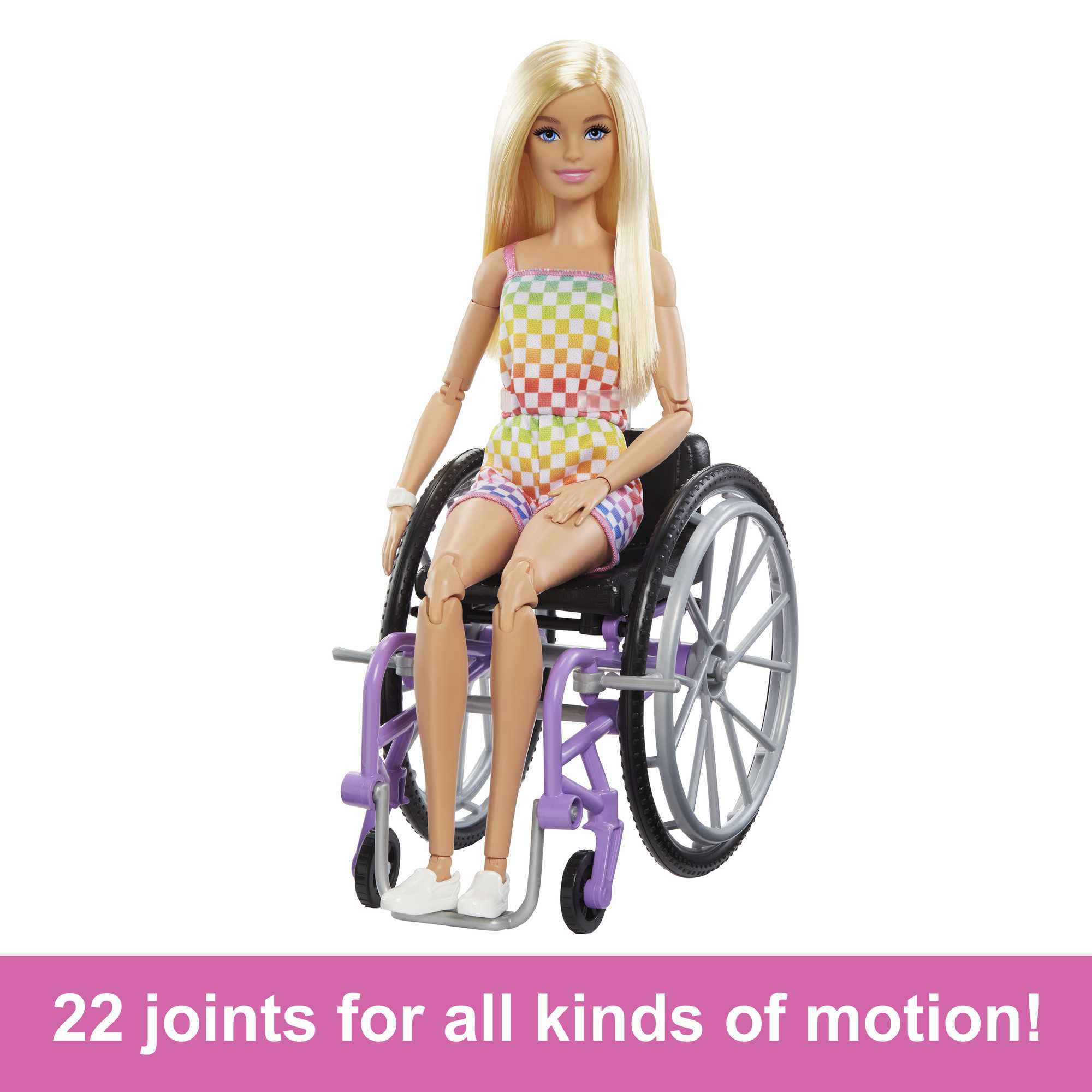 Barbie Doll With Wheelchair And Ramp, Blonde, Barbie Fashionistas - Image 4