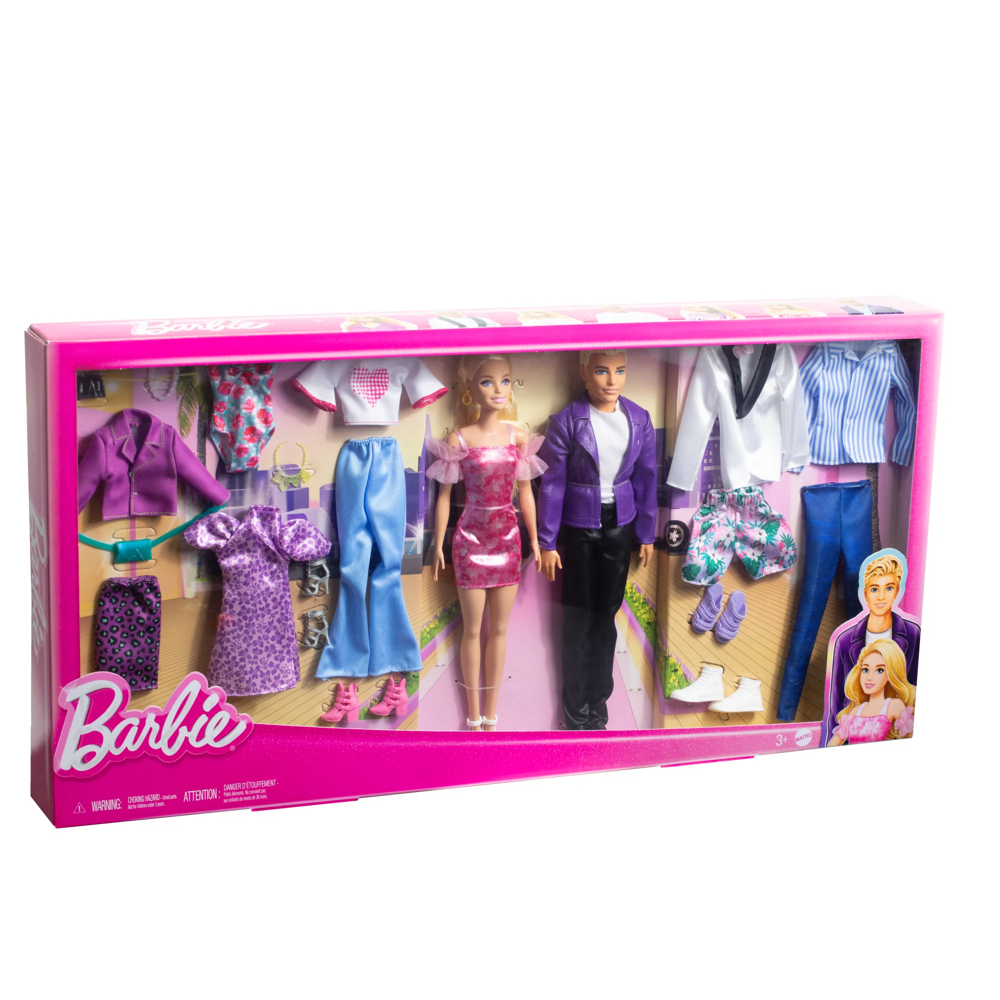 Barbie Doll And Ken Doll Fashion Set With CloThes And Accessories - Image 6