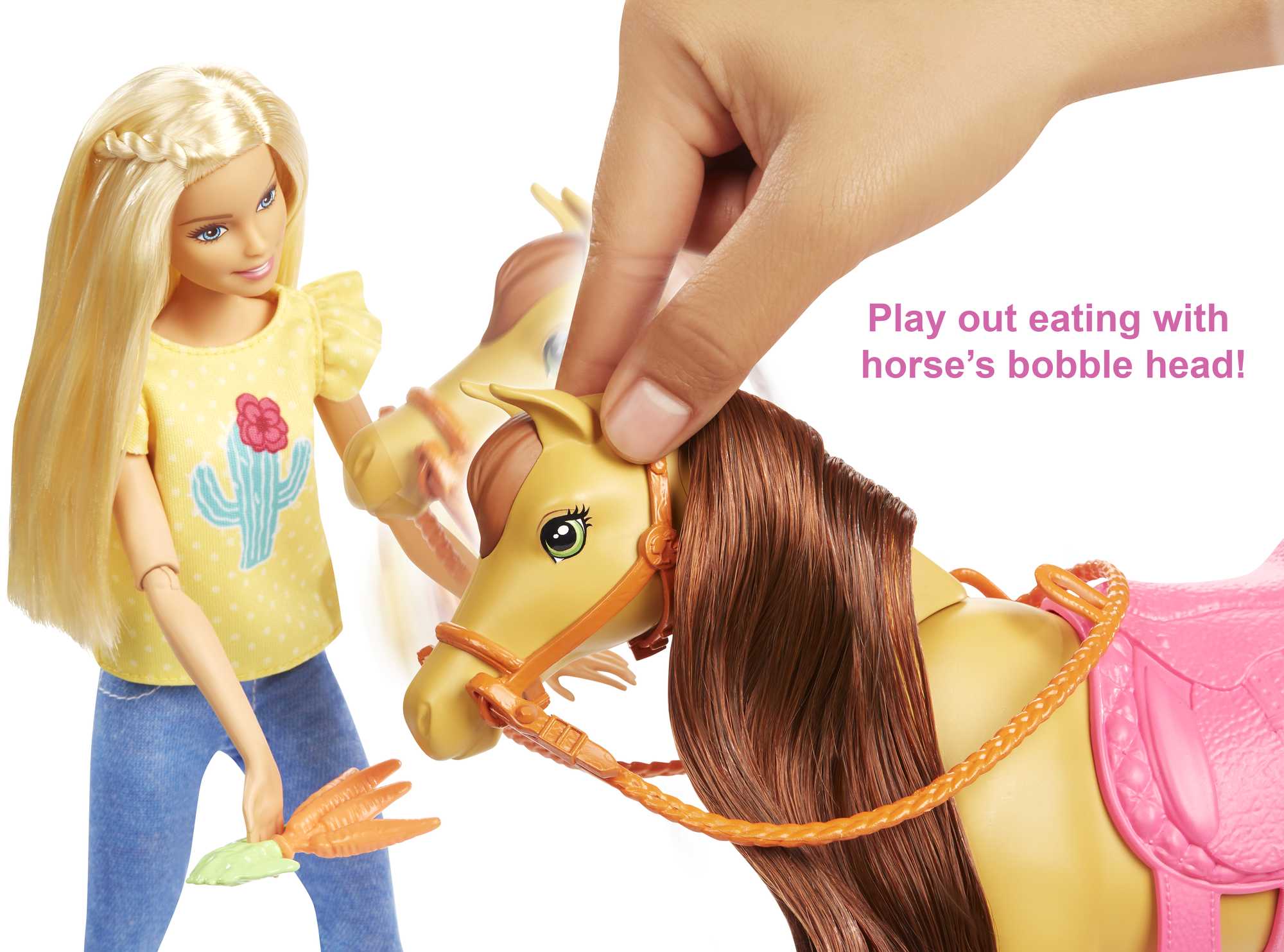 Barbie Hugs 'n' Horses With & Chelsea Dolls, Blonde Doll Playset - Image 3