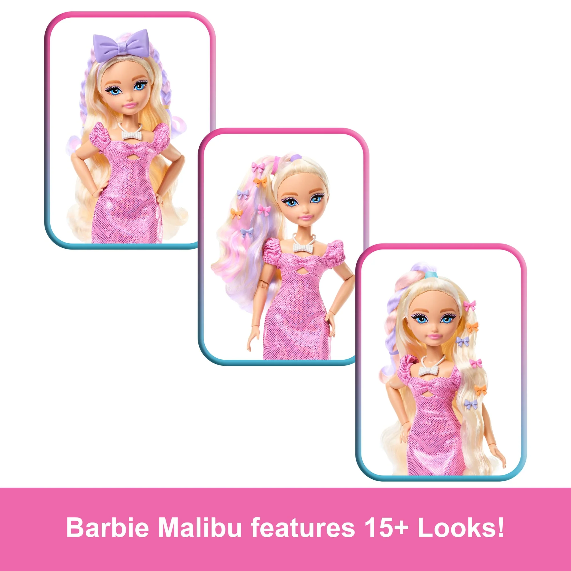 Barbie Dream Get Ready With Barbie Barbie “Malibu” Fashion Doll With Surprise Accessories And 15+ Looks - Image 4