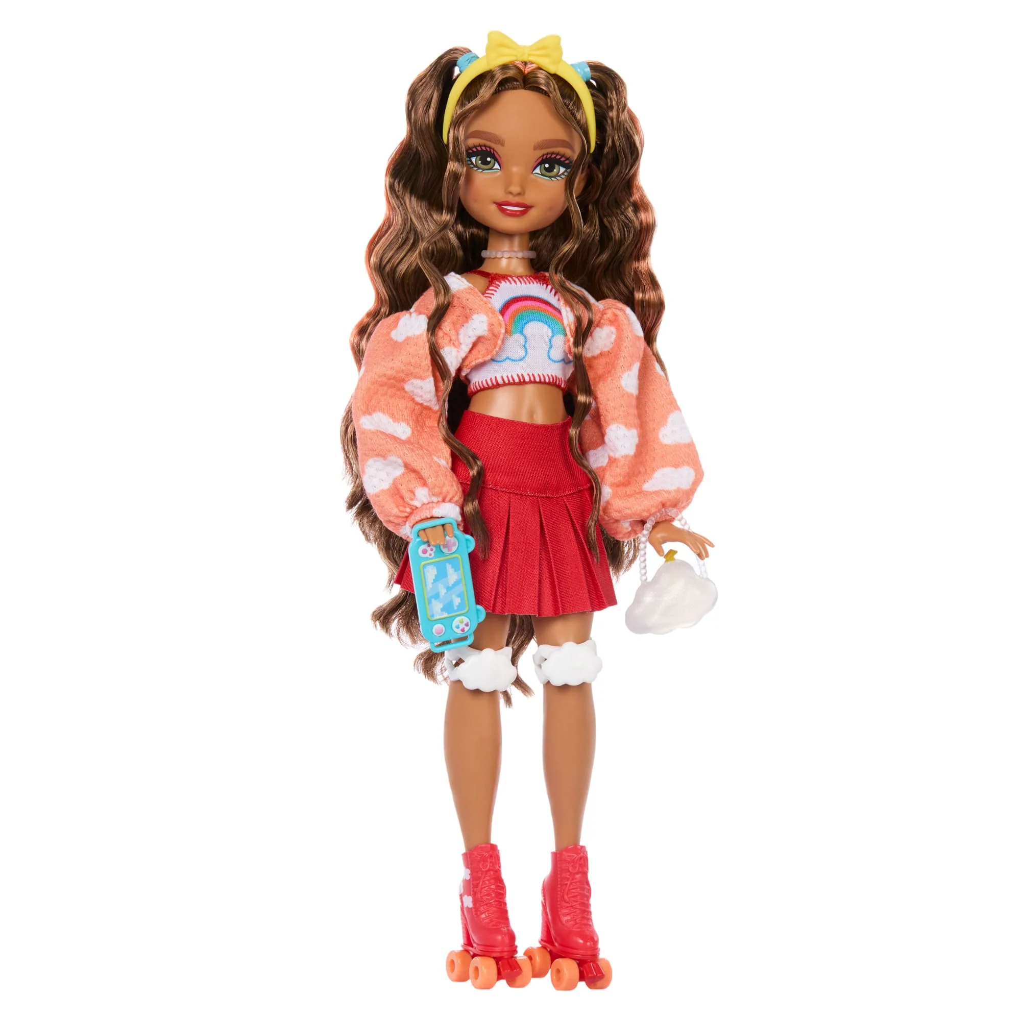 Dream Besties Barbie Teresa Roller Skating Fashion Doll With 9 Video Game Themed Accessories - Image 3