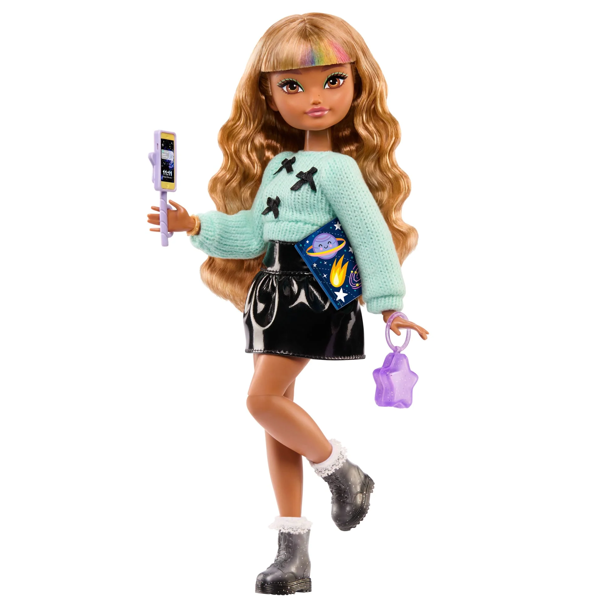 Barbie Dream Besties Zia Fashion Doll With 7 Hair & Moon Themed Accessories - Image 6