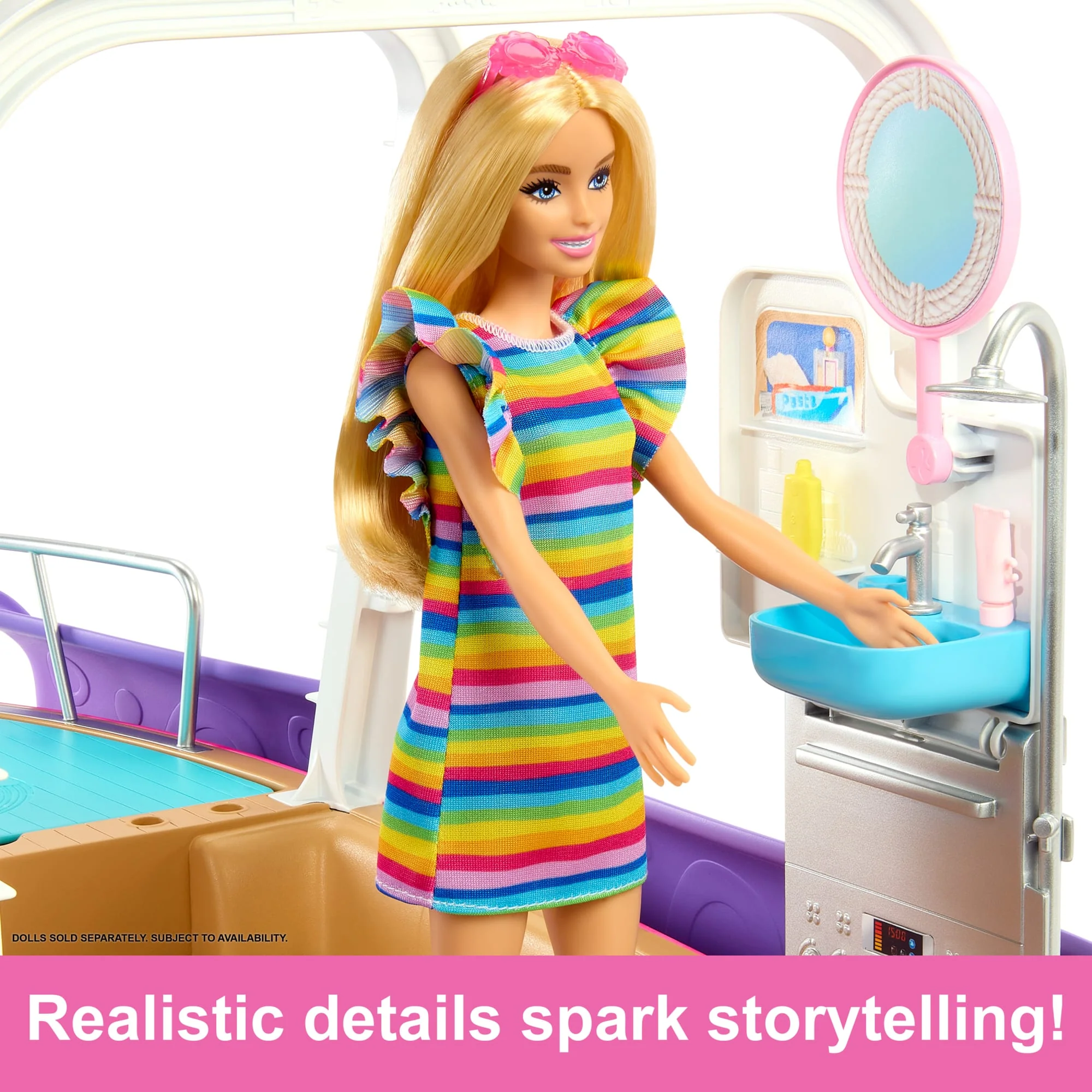 Barbie Dream Boat Playset With Pool, Slide And 20+ Accessories - Image 5