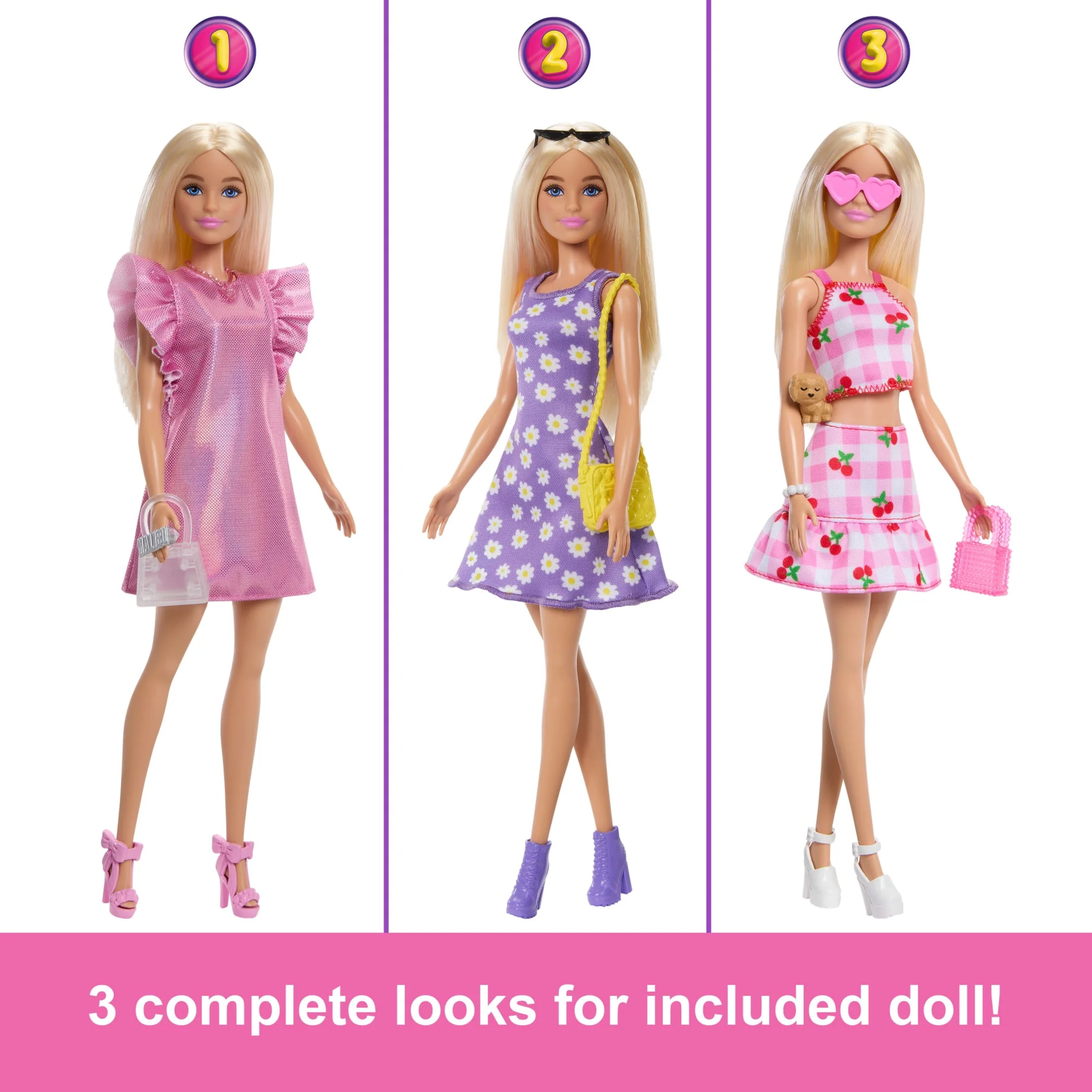 Barbie Dream Closet Toy Playset With Fashion Doll, CloThes, & Accessories, 3-Ft-Wide With 25+ Pieces - Image 5