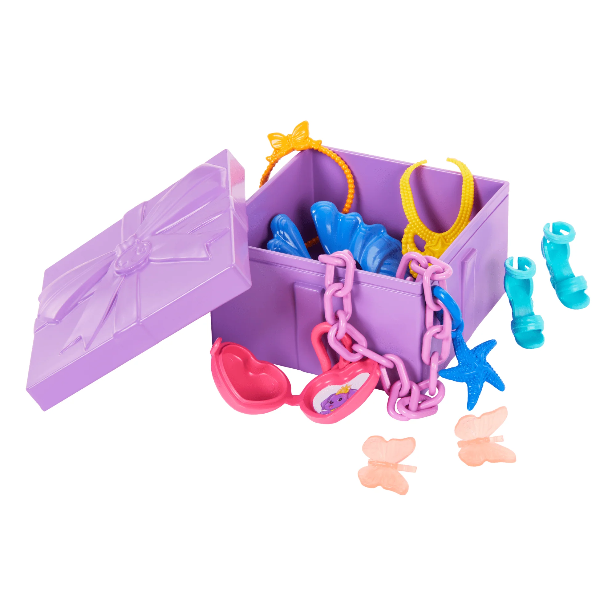 Barbie 2025 Advent Calendar, Fashion Doll & 24 Surprise Accessories, Transform To Mermaid & More - Image 6