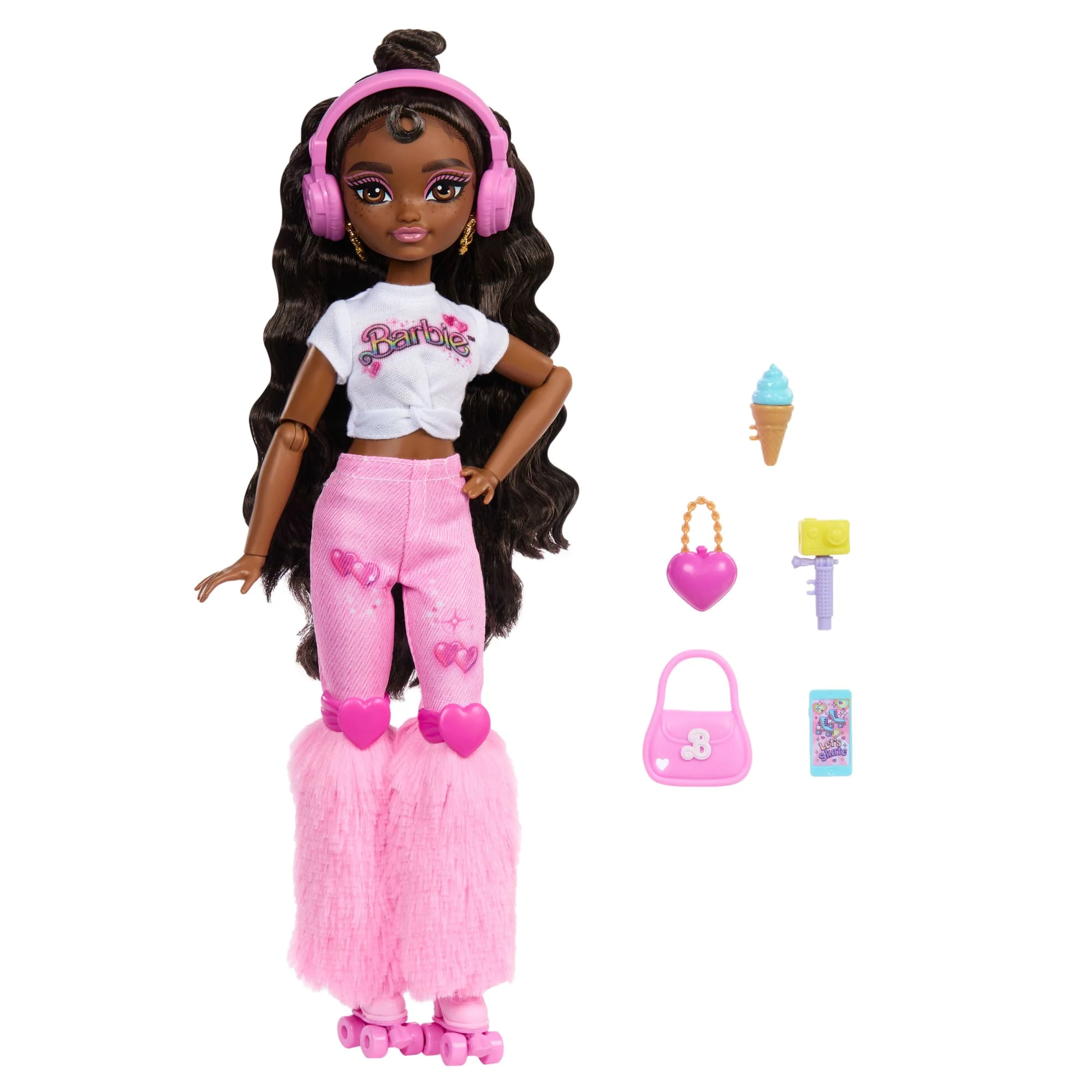 Barbie  Équipe de Rêve  Poupée  Barbie Brooklyn Patins à Roulettes - Image 5