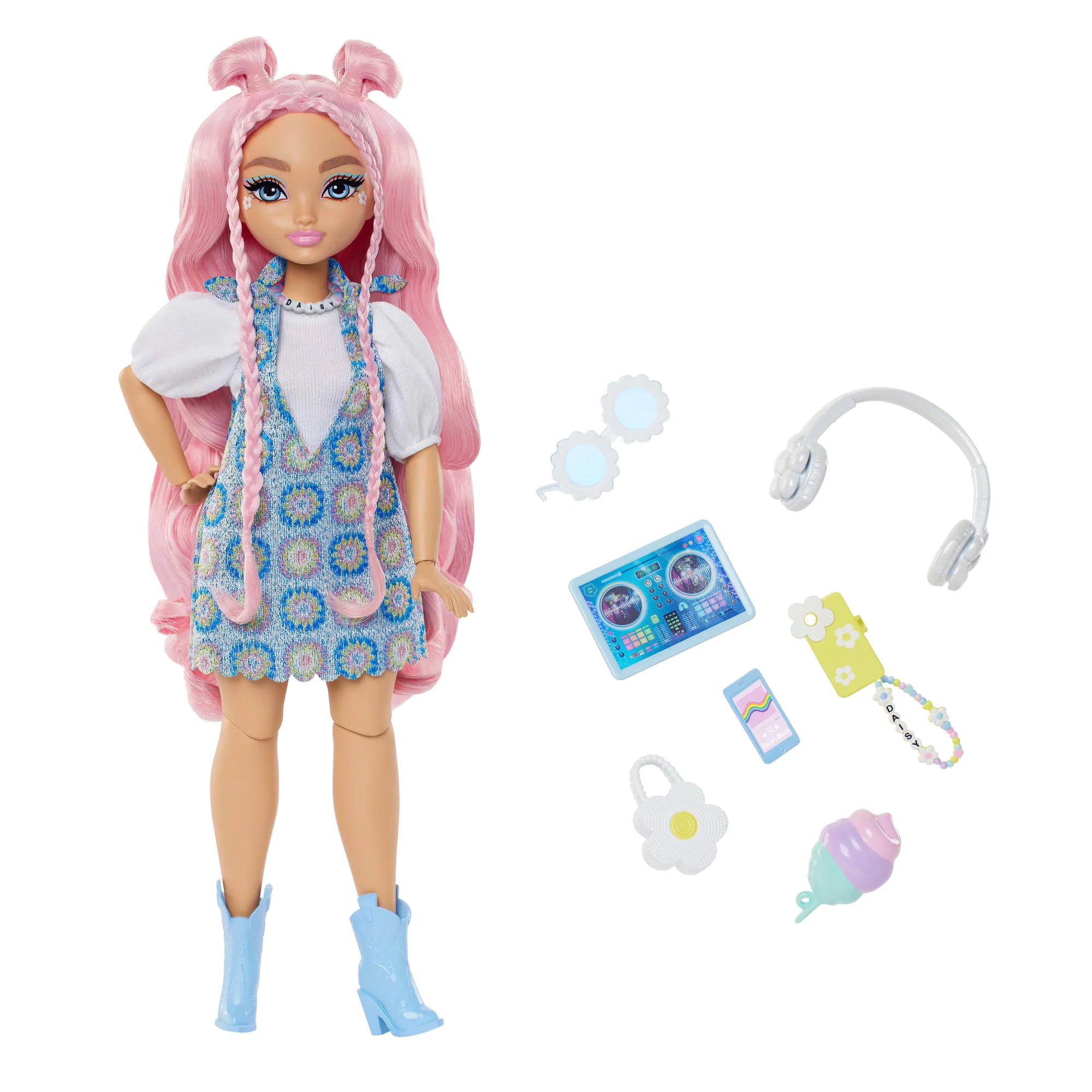 Barbie  Équipe de Rêve  Poupée Mode  Daisy Jean, 9 Accessoires - Image 3