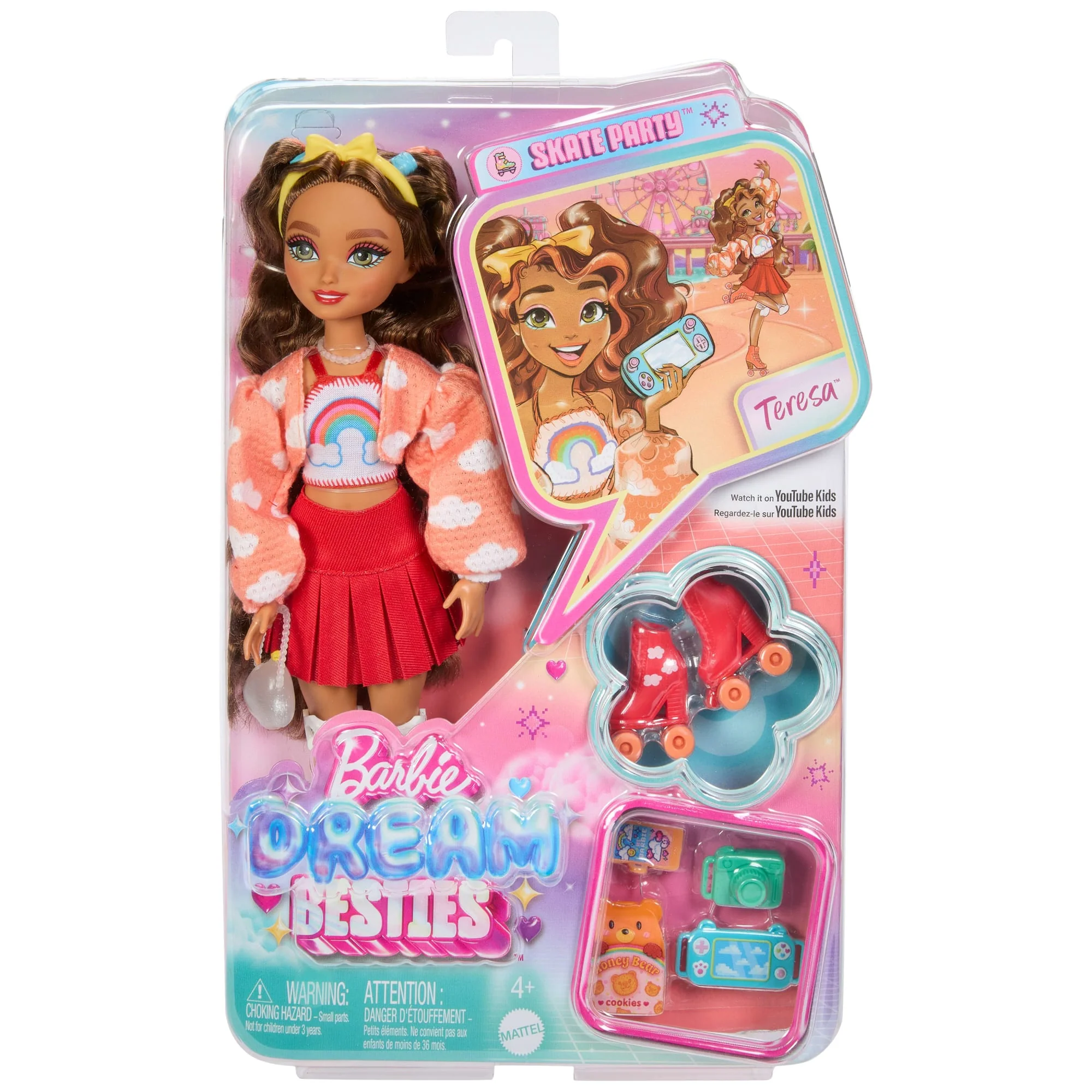 Barbie  Équipe de Rêve  Poupée  Teresa Patins à Roulettes - Image 6