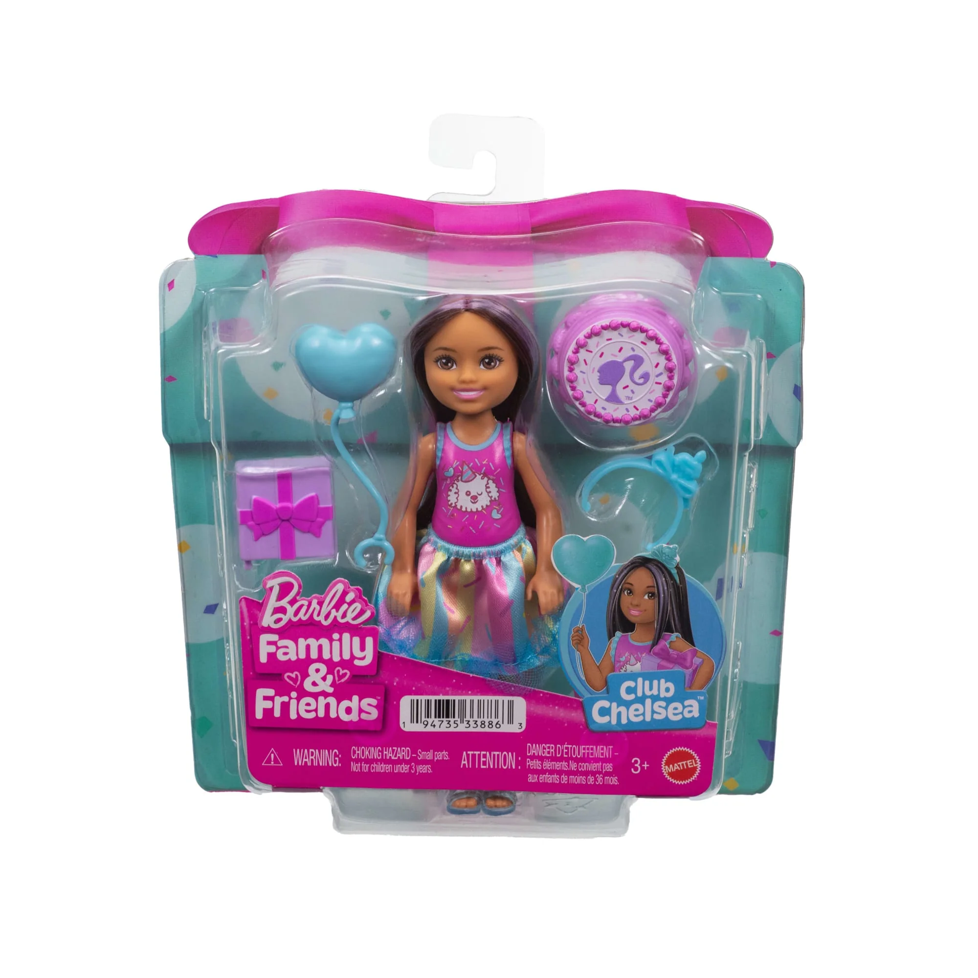 Barbie Family Muñeca Chelsea Cumpleañera Falda Azul - Image 6