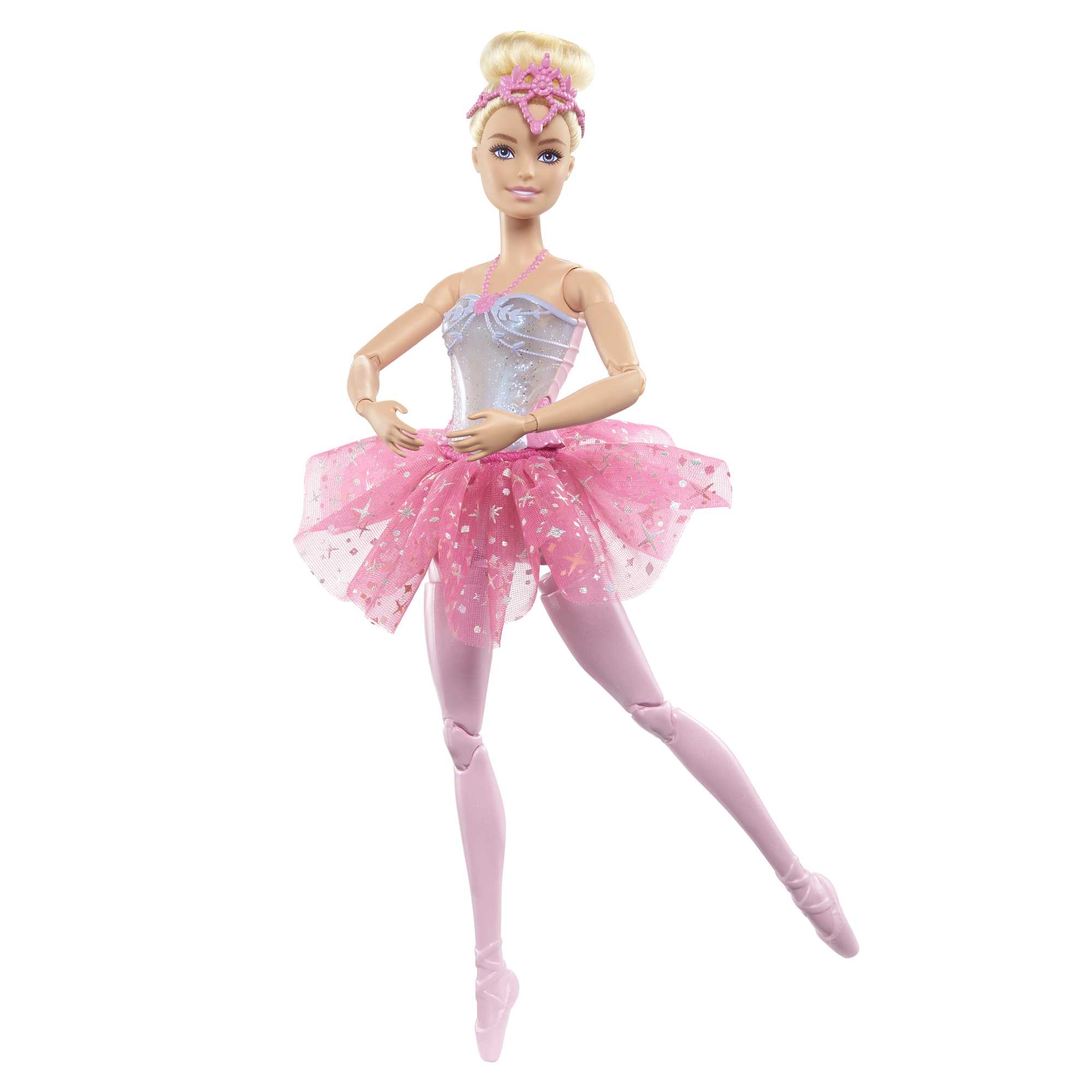 Barbie Fantasia Boneca Bailarina Luzes Brilhantes Rosa - Image 6