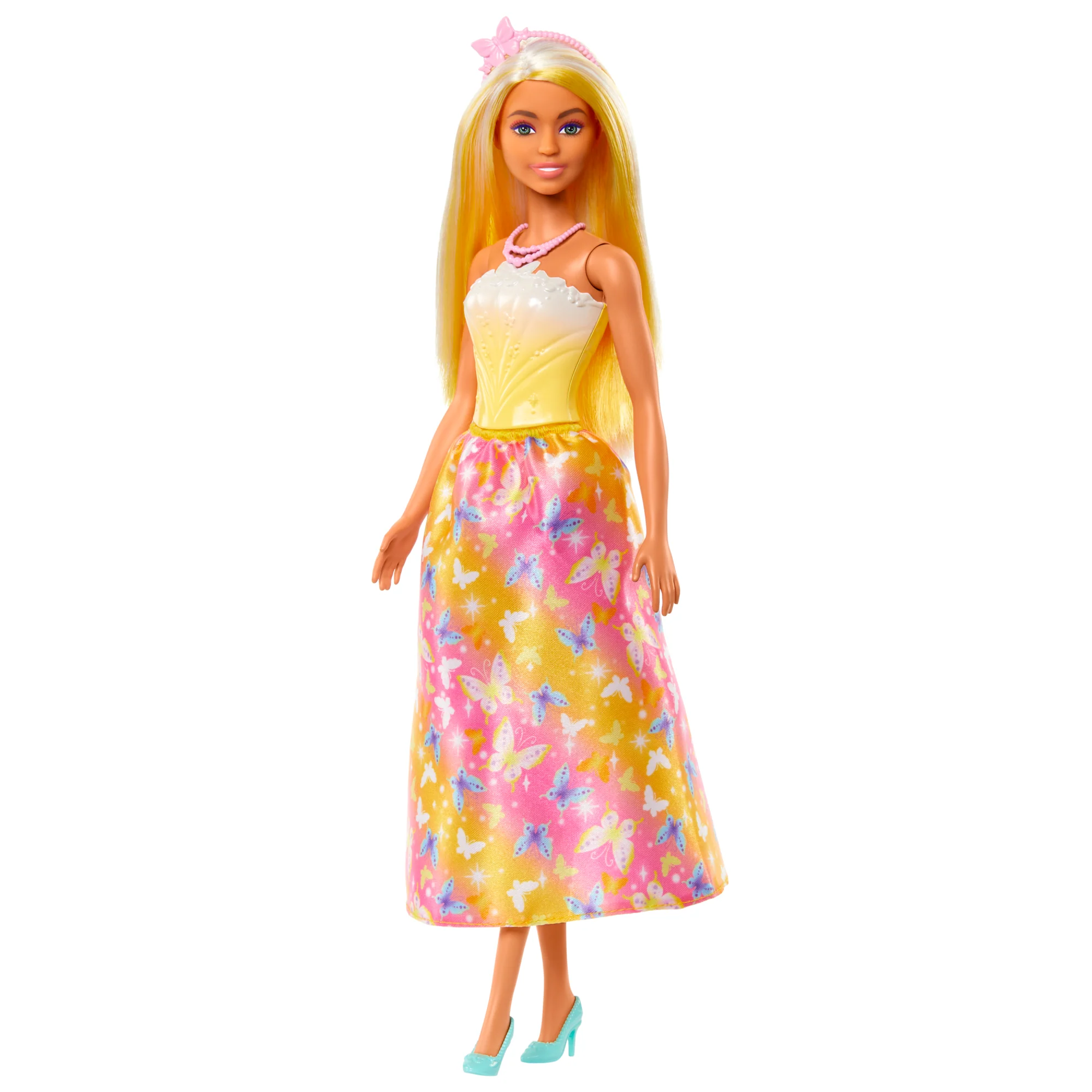 Barbie Fantasia Boneca Donzela Vestido de Sonho Amarelo - Image 5