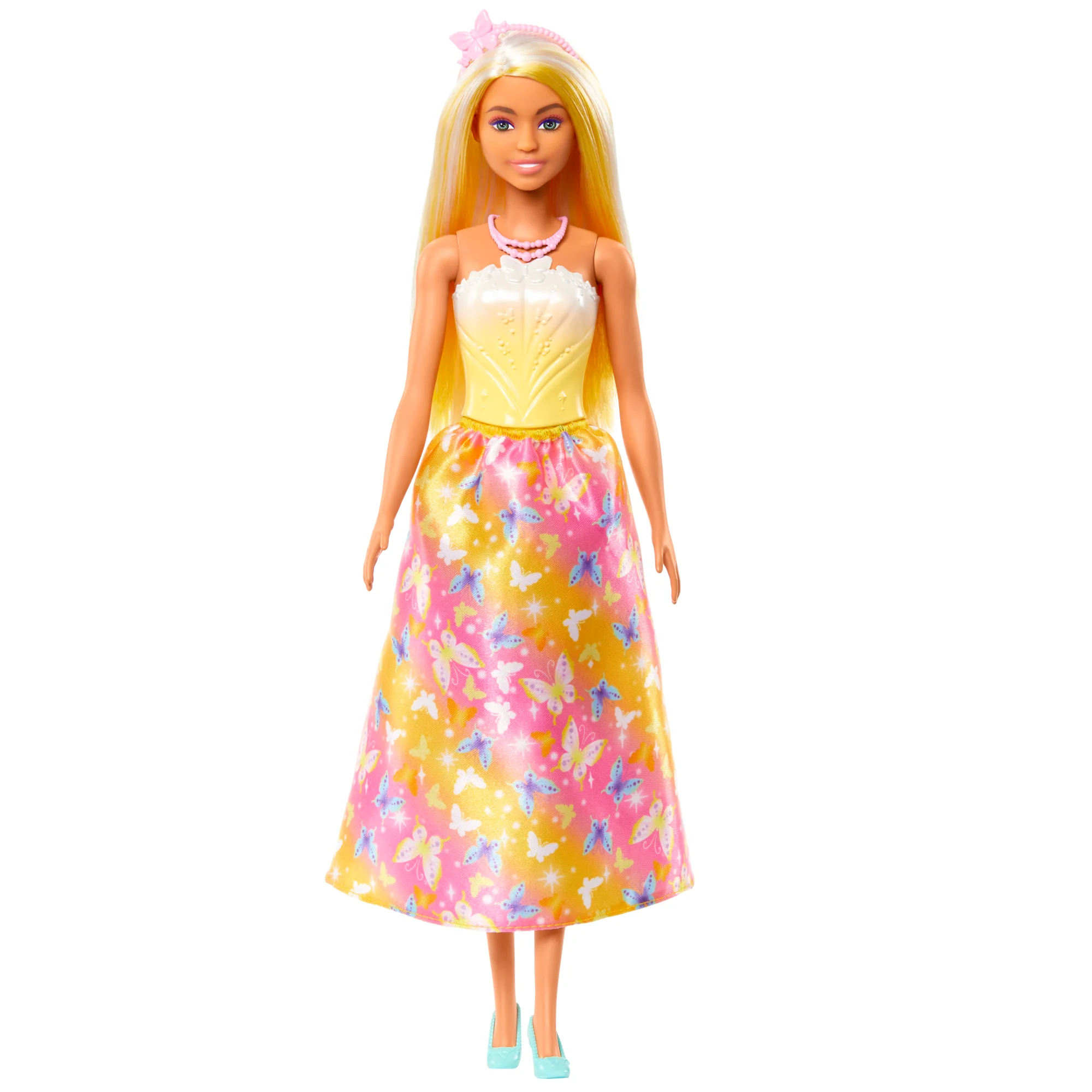 Barbie Fantasía Muñeca Doncella Vestido de Ensueño Amarillo - Image 4