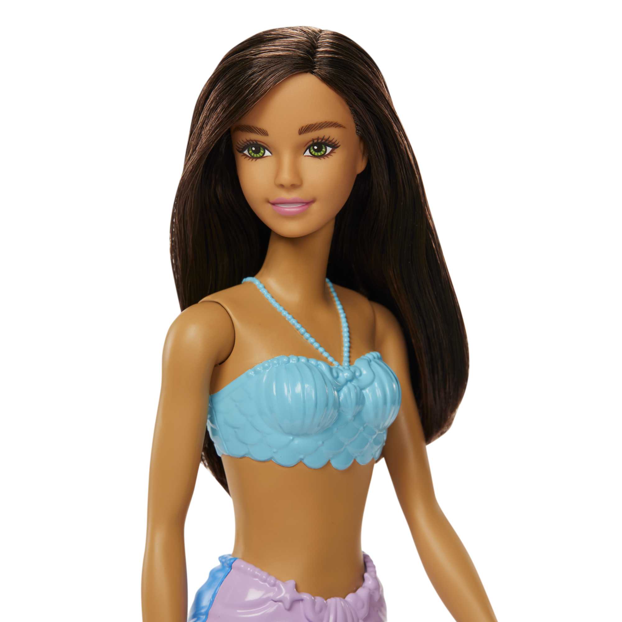 Barbie Fantasía Muñeca Sirena Aleta Azul con Lila - Image 3