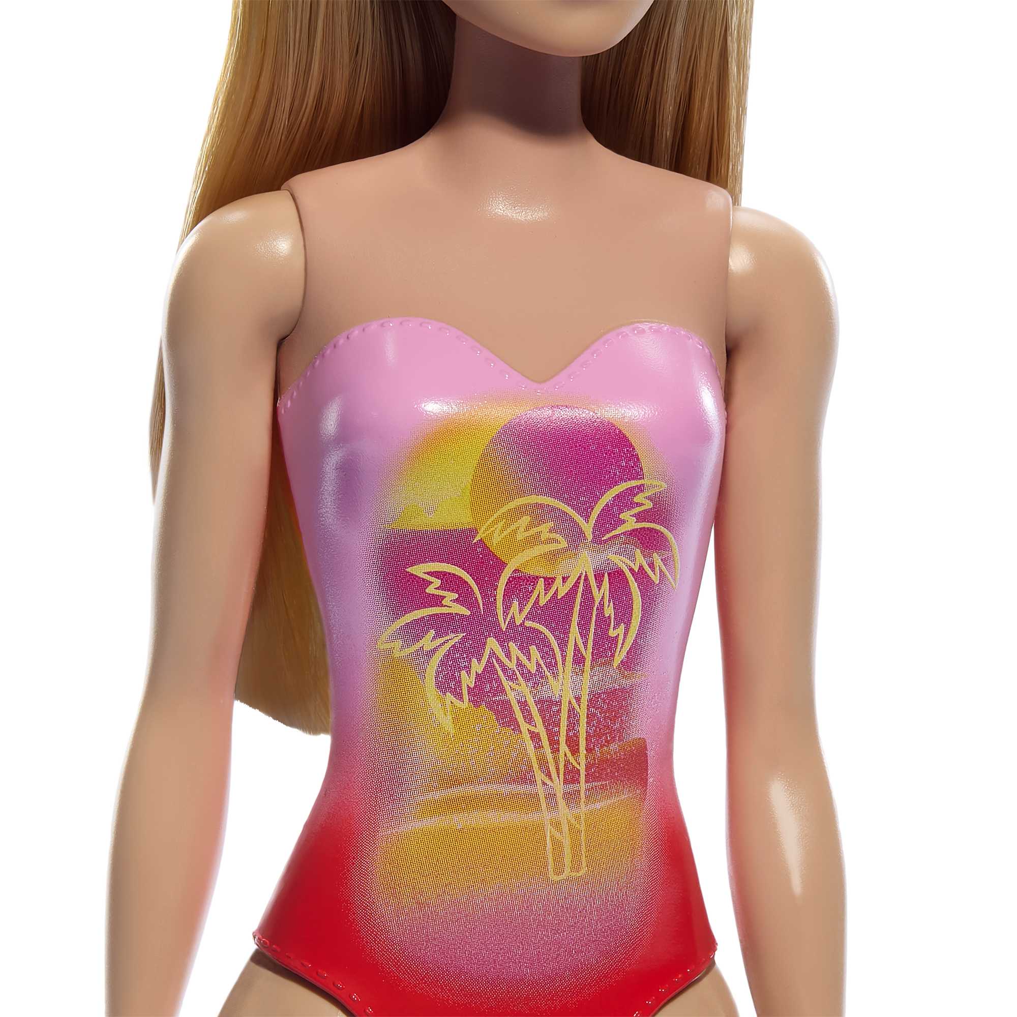 Barbie Fashion & Beauty Boneca Praia com Maiô Rosa - Image 3