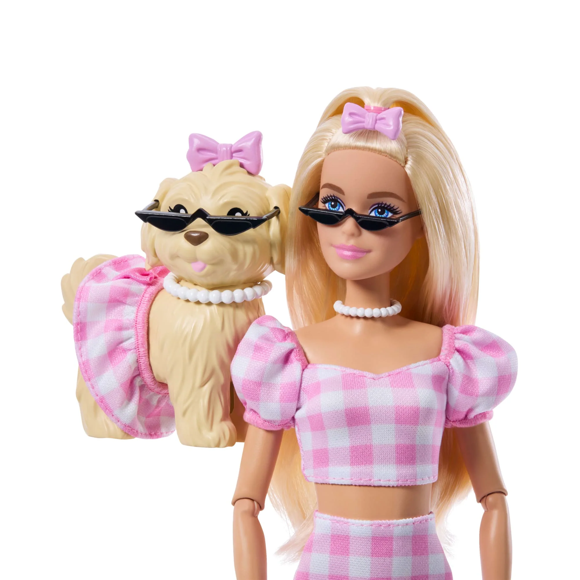 Barbie Fashion & Beauty Muñeca Looks Iguales Malibú y Perrito - Image 3
