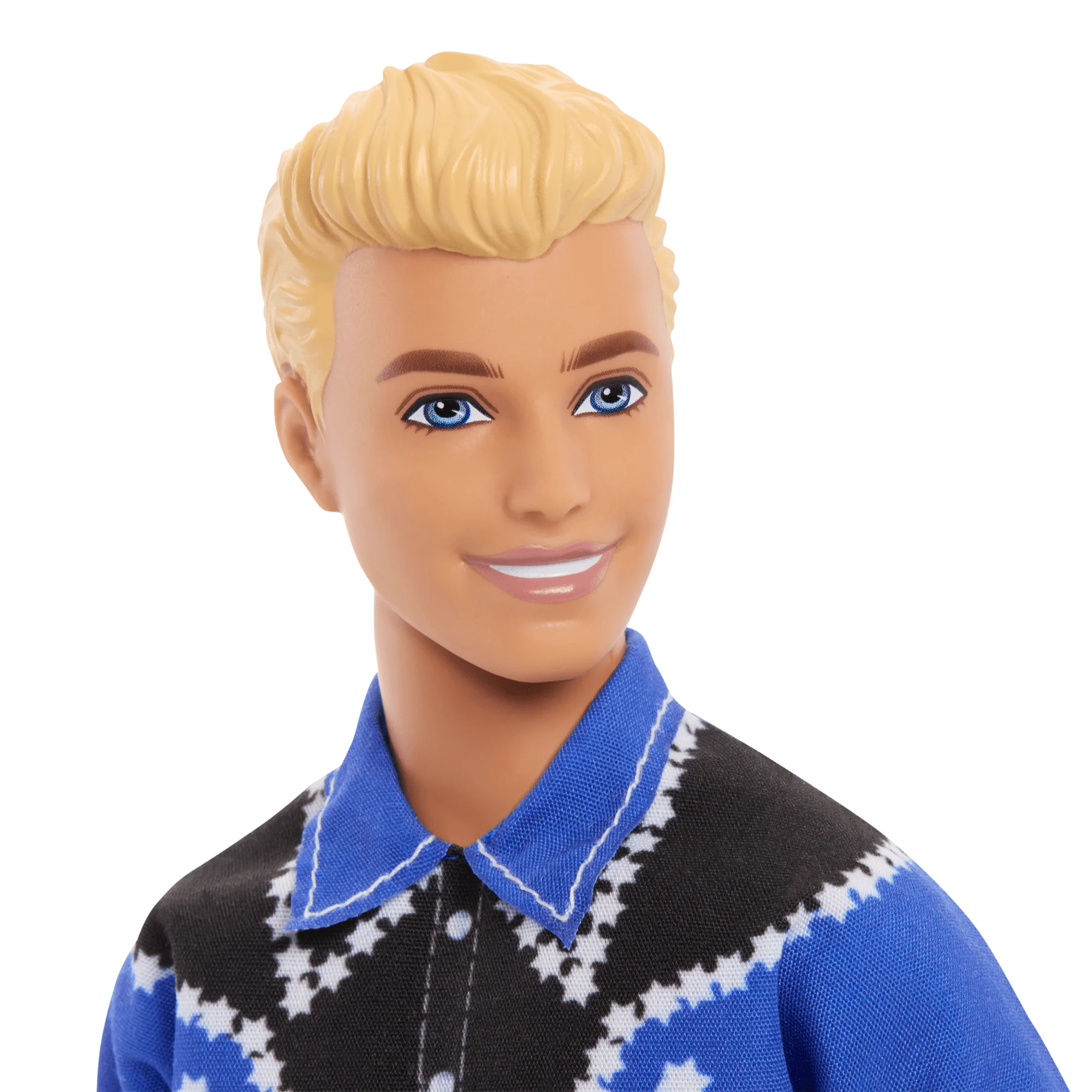 Barbie Fashionista Boneco Ken Camisa Azul e Preta - Image 3
