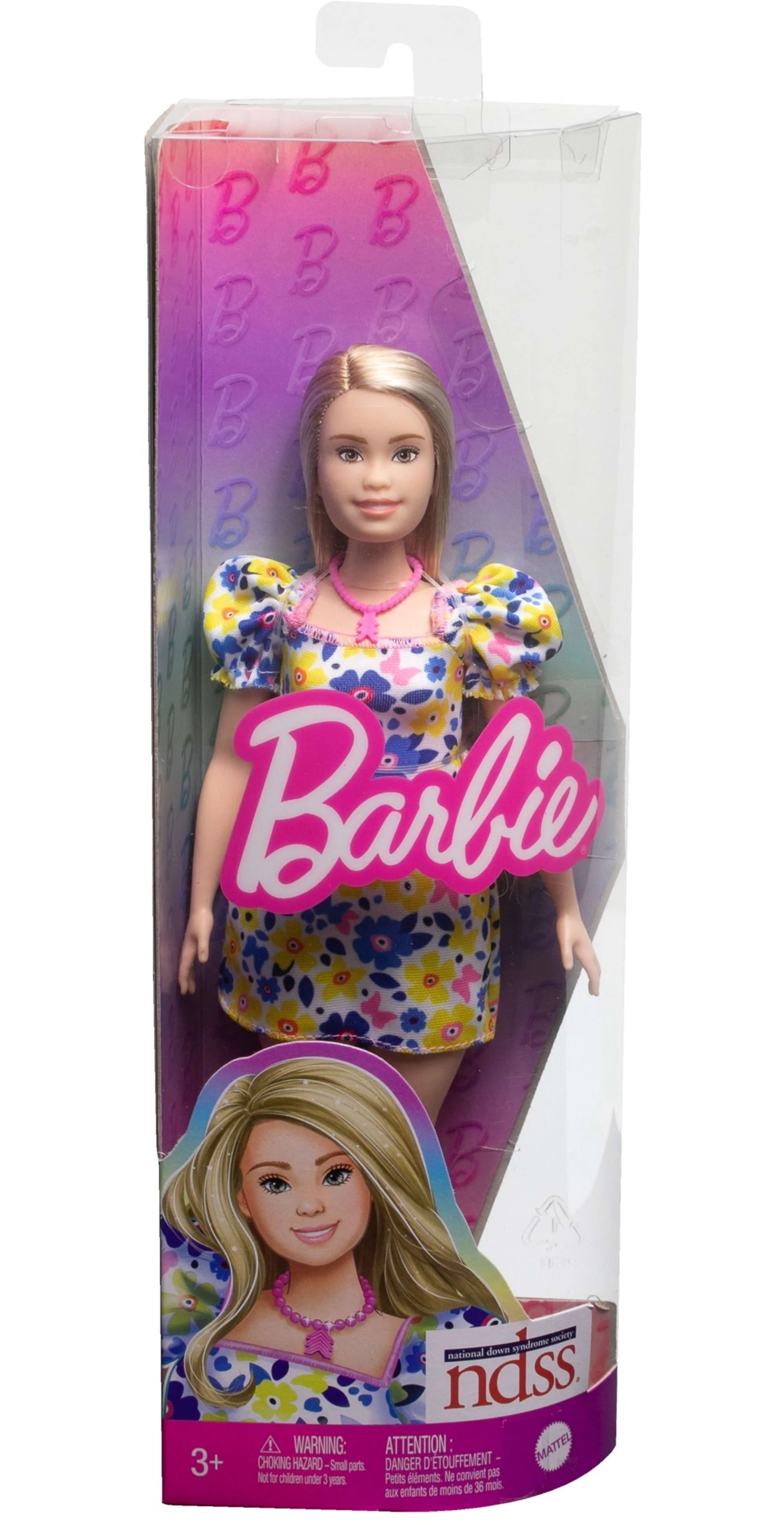 Barbie Fashionistas Doll #208, Barbie Doll With Down Syndrome Wearing Floral Dress - Image 6
