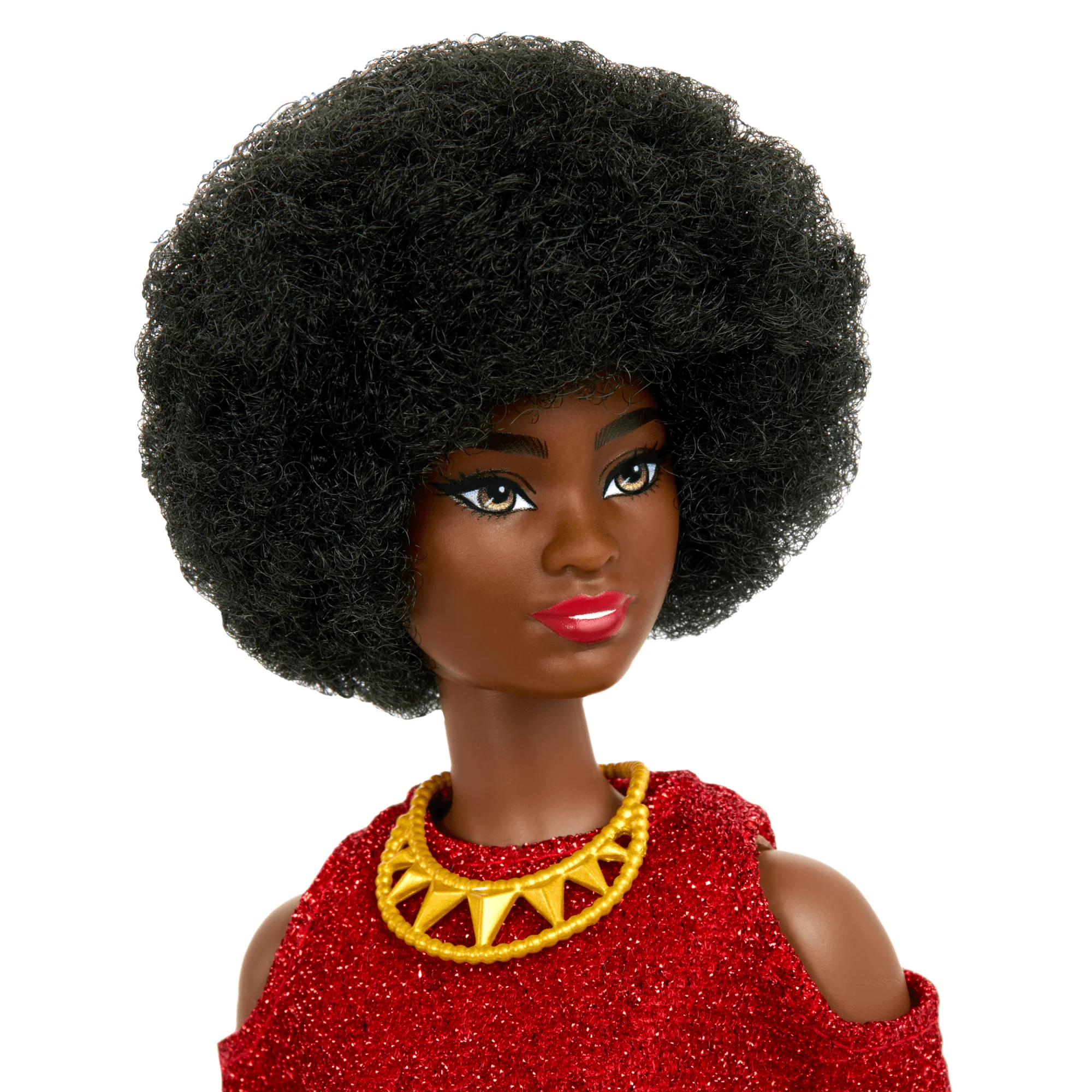 Barbie Fashionista Muñeca Vestido Rojo Brillante - Image 3
