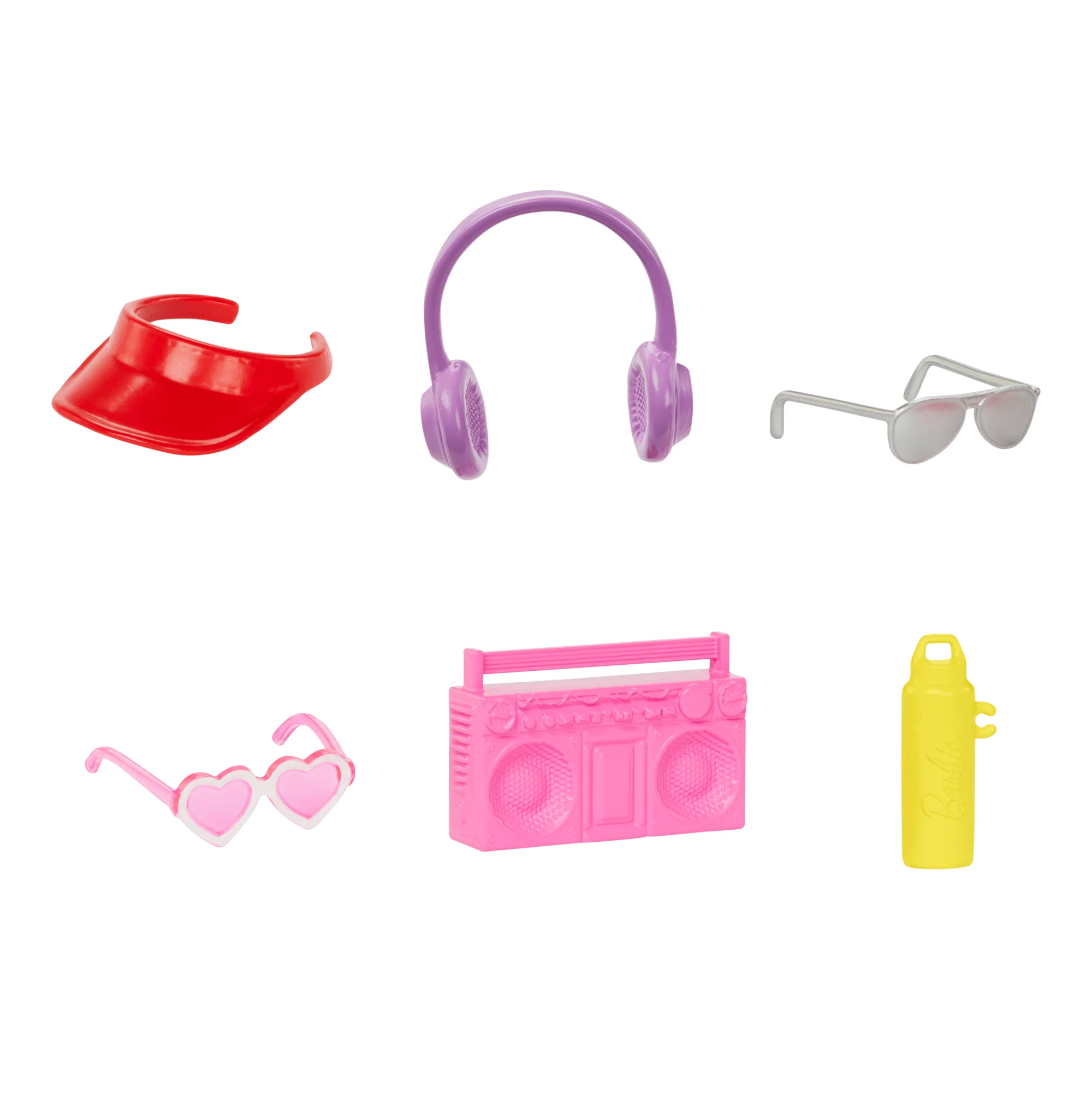 Barbie Fashionistas 2 Doll & 6 Accessories Set, Roller-Skating Theme, 65th Anniversary - Image 6