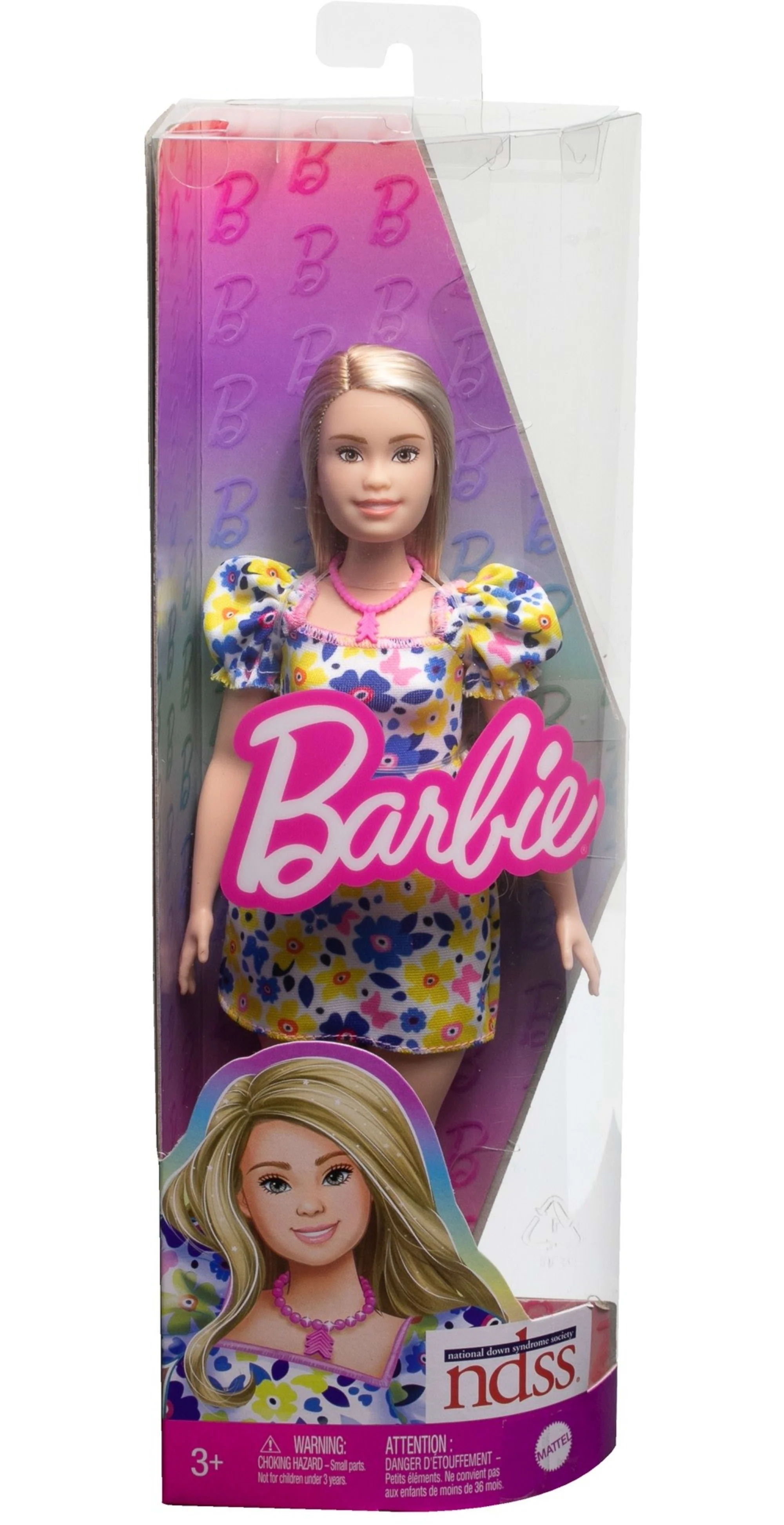 Barbie Fashionistas Doll #208, Barbie Doll With Down Syndrome Wearing Floral Dress - Image 6