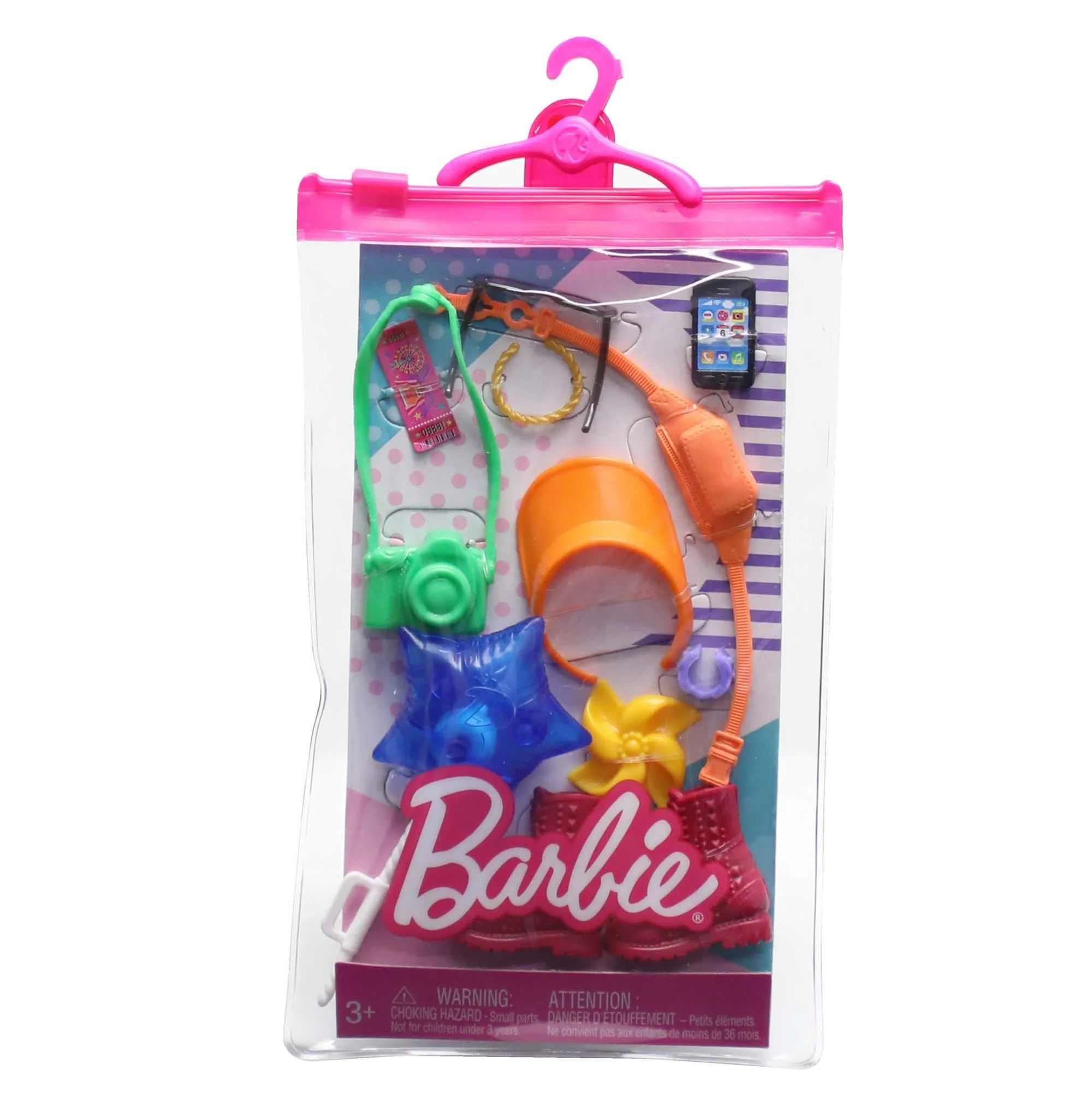 Barbie Accessories, Storytelling Pack For Barbie Dolls, Amusement Park Theme - Image 2