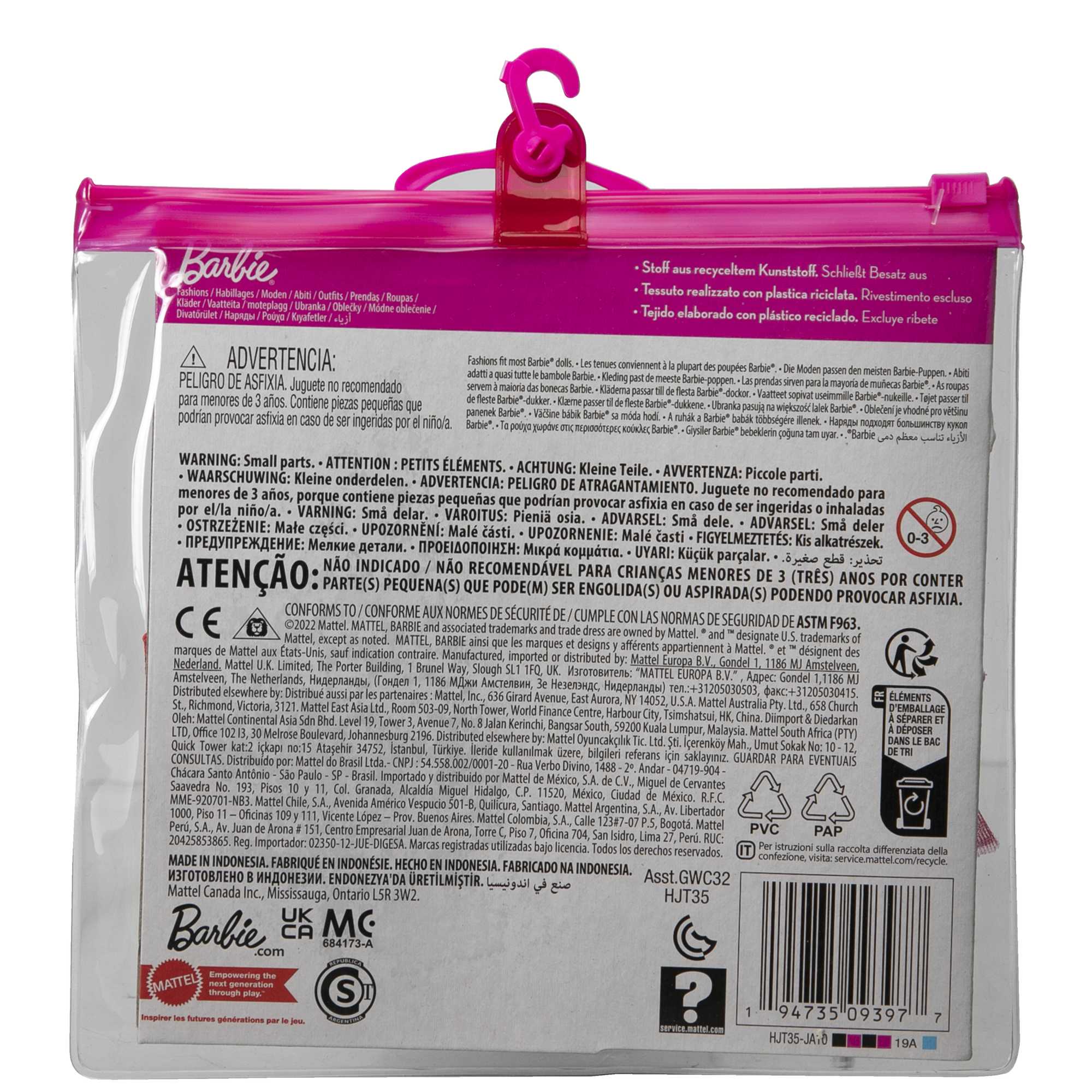 Barbie Clothes, Floral-Themed Fashion And Accessory 2-Pack For Barbie Dolls - Image 3